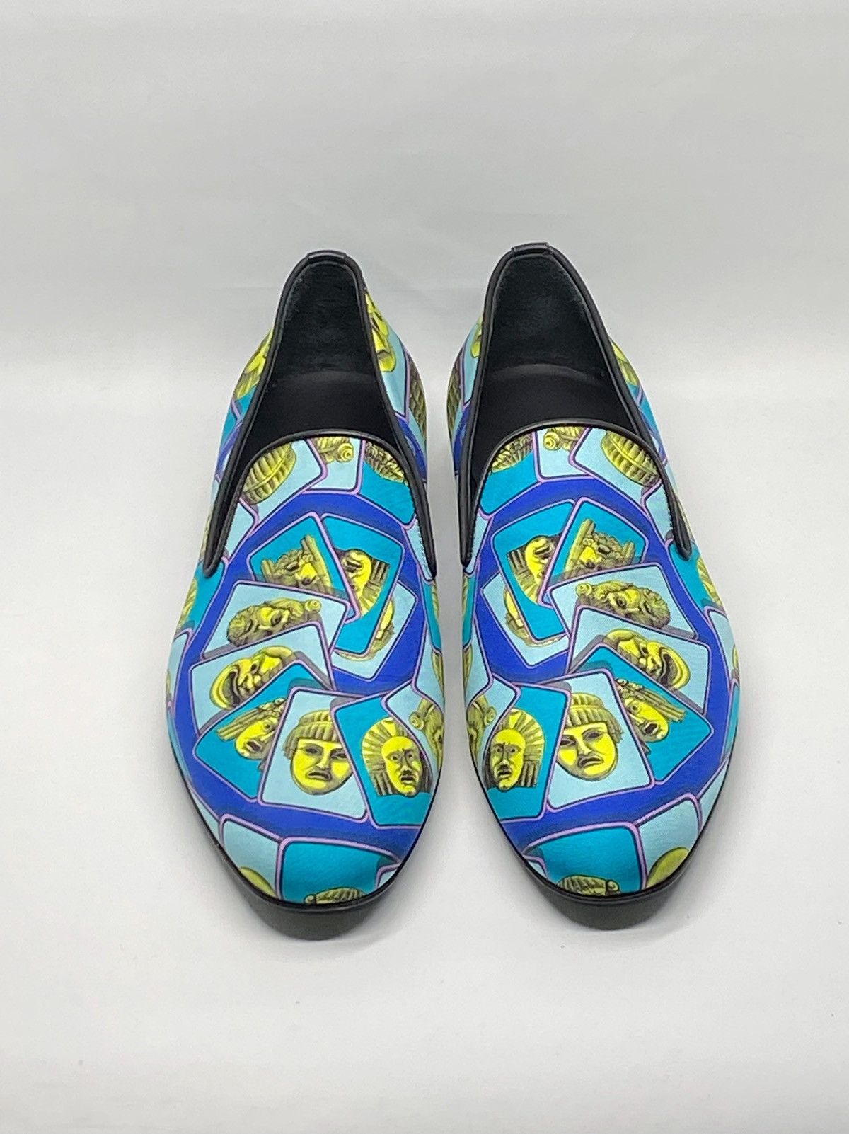 Versace Versace Masks Print Silk Twill Loafer size 43/us size 10 Size US 10 / EU 43 - 2 Thumbnail
