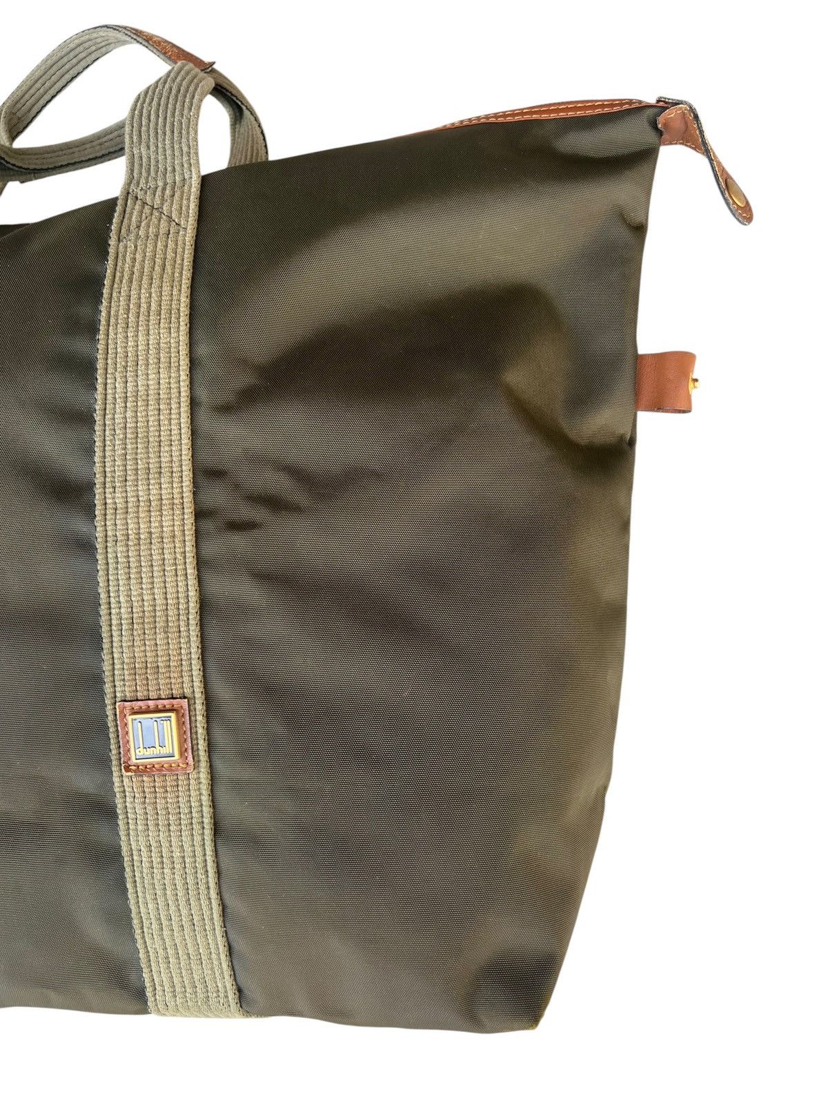 Alfred Dunhill RARE!!! Vintage 70s Dunhill Military Style Huge Tote Bag Size ONE SIZE - 6 Thumbnail
