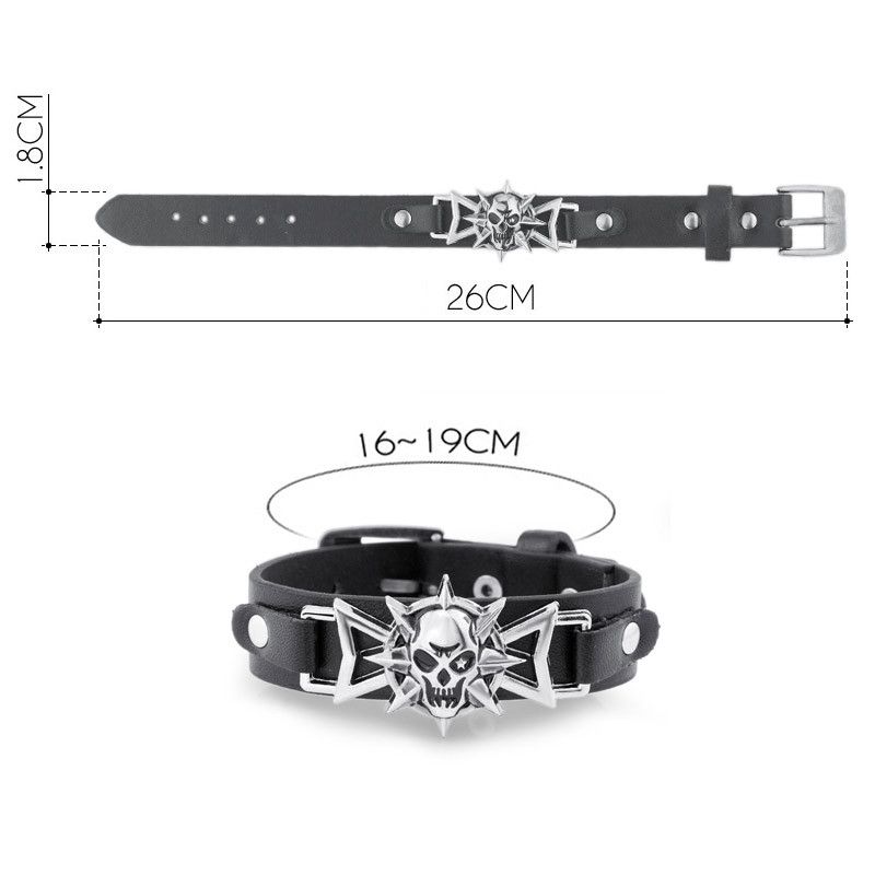 Jewelry Skeleton Skull Eye Bracelet Size ONE SIZE - 4 Thumbnail