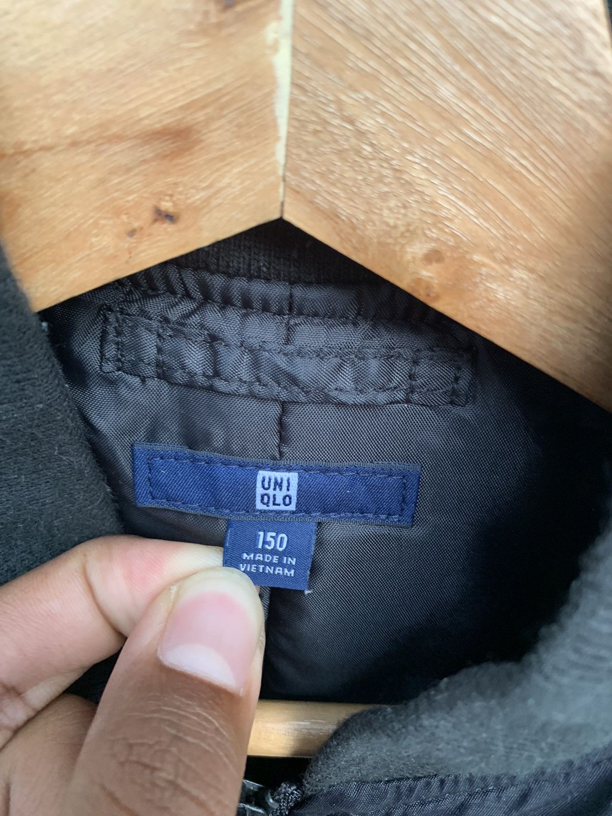 Japanese Brand 🪖UNIQLO ALL BLACK BOMBER JACKET Size US XS / EU 42 / 0 - 10 Thumbnail