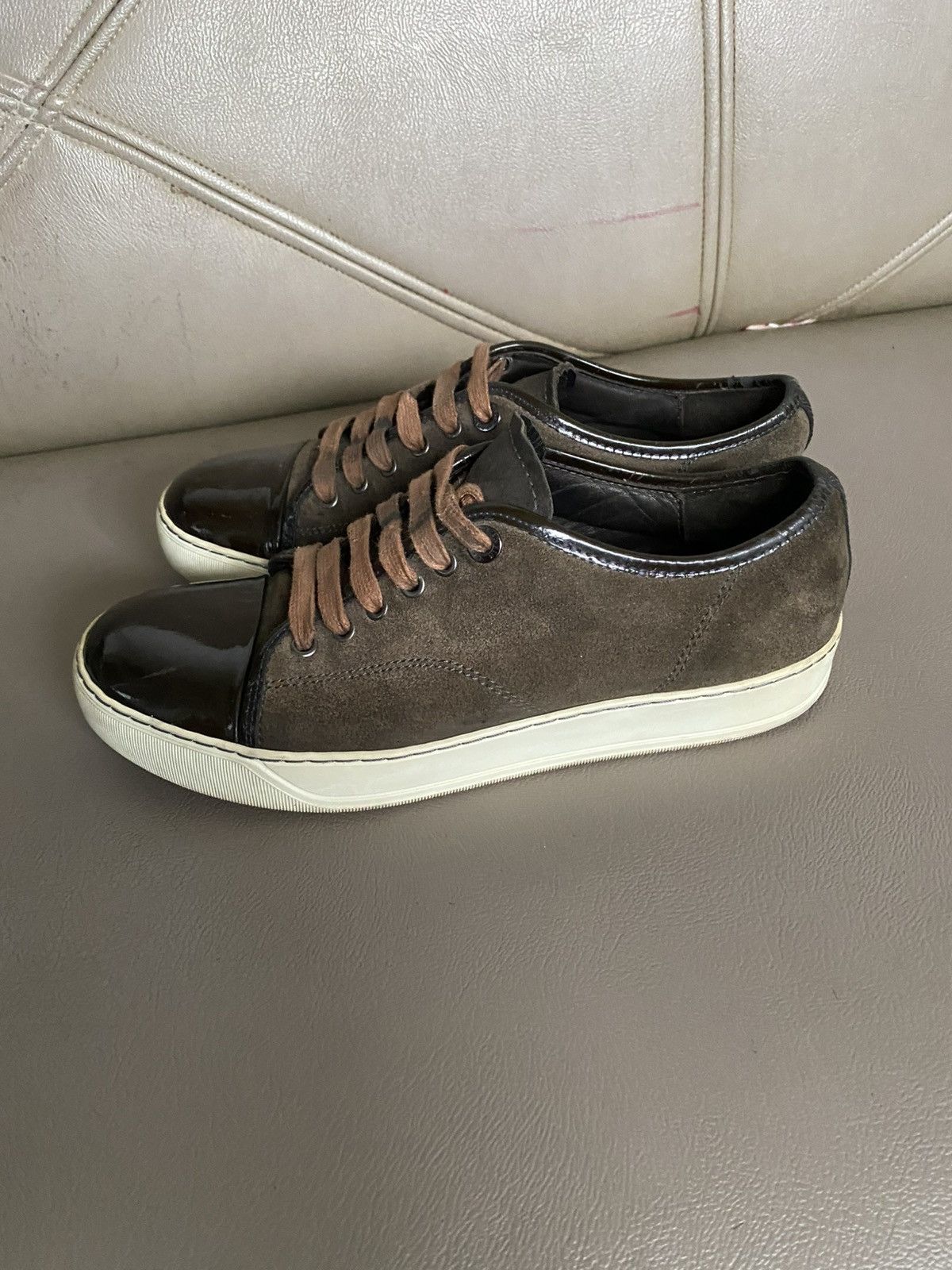 Lanvin Lanvin suede low sneaker Size US 7 / EU 40 - 3 Thumbnail