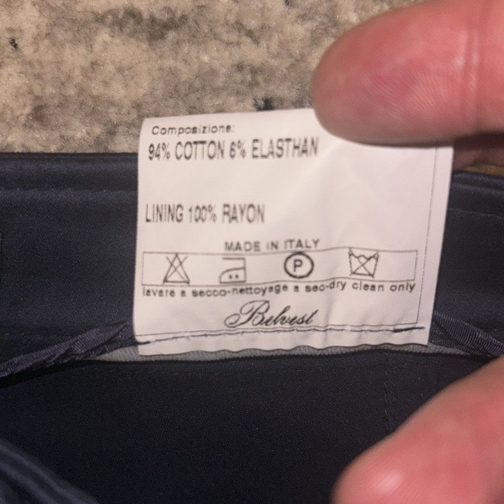 Belvest Belvest Dress/Chino Pants Sz 44 (US 10) 29' Inseam Size 30" / US 8 / IT 44 - 5 Thumbnail