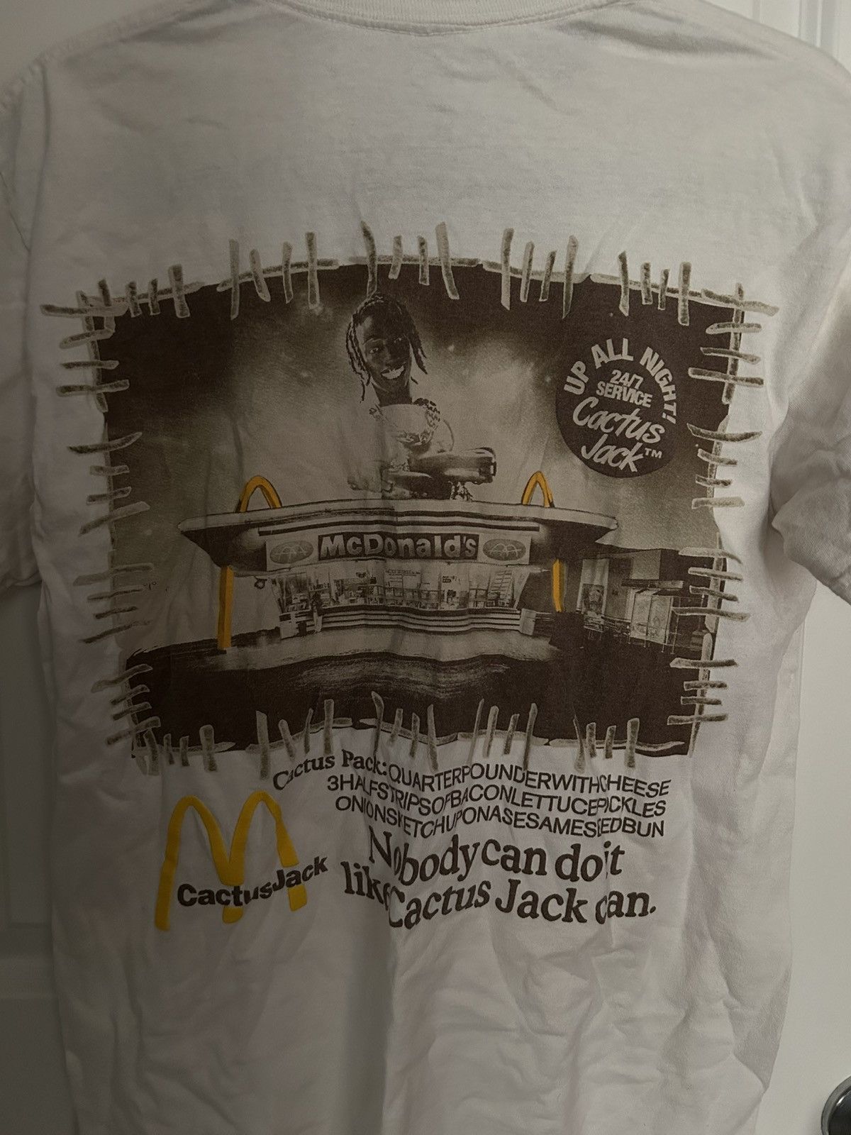 Travis Scott Cactus Jack X McDonald’s Vintage Action Tee Size US S / EU 44-46 / 1 - 4 Thumbnail