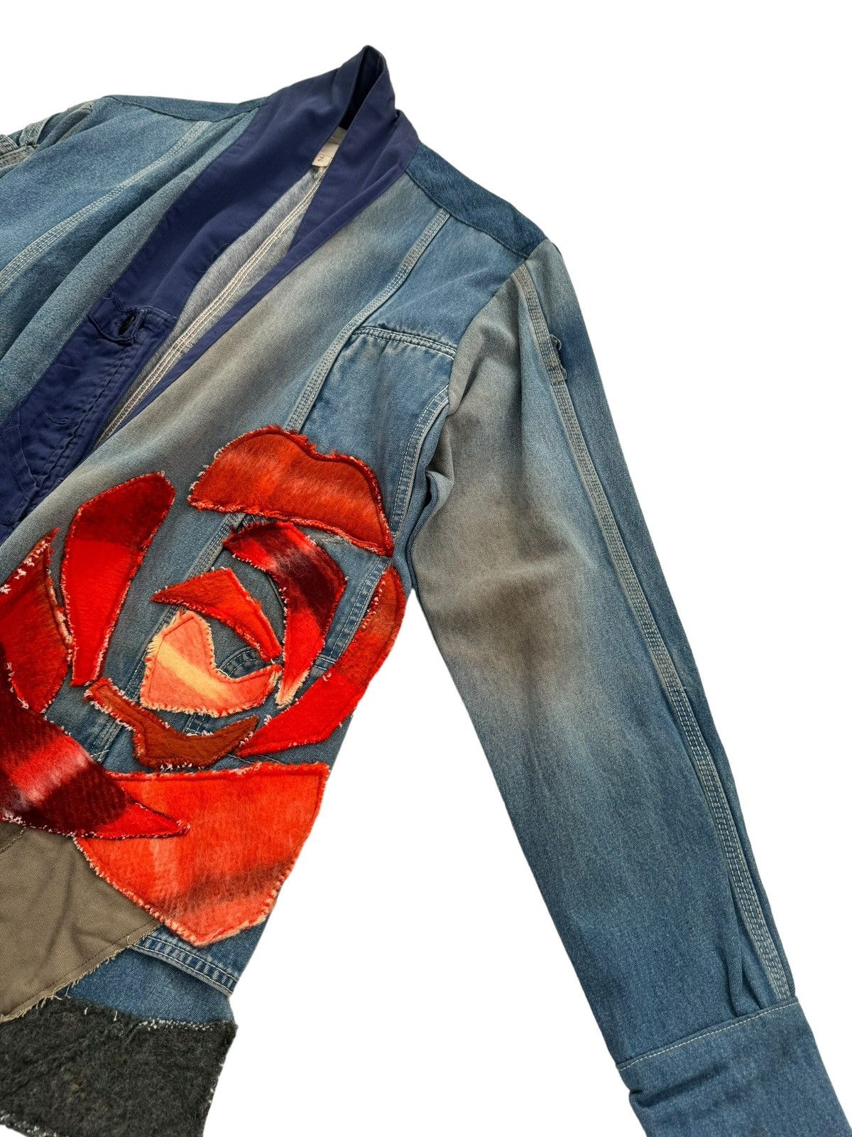Greg Lauren Sz3 GRAIL Overall Rose Flower GL1 Kimono Size US M / EU 48-50 / 2 - 4 Thumbnail
