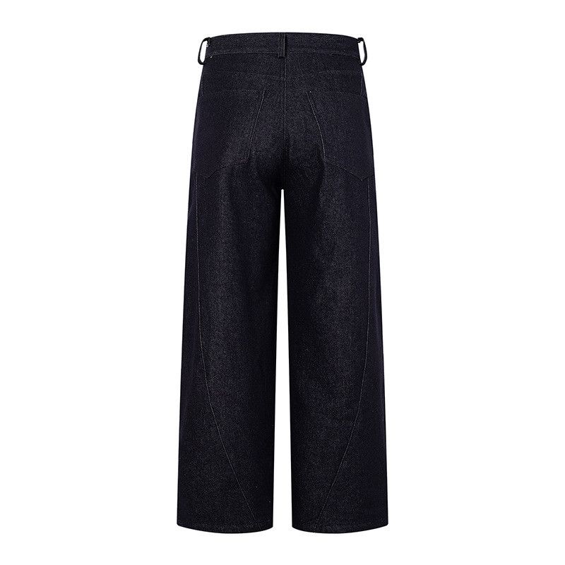 Jean American street retro men's loose wide-leg jeans Size US 32 / EU 48 - 2 Thumbnail