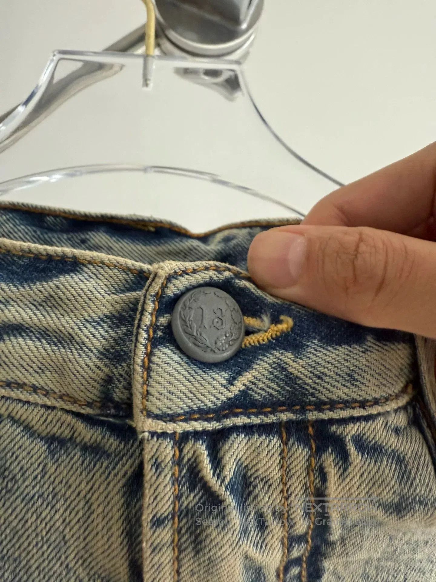 R13 R13 Distressed Vintage Denim Jeans. Size 27" / US 4 / IT 40 - 3 Thumbnail