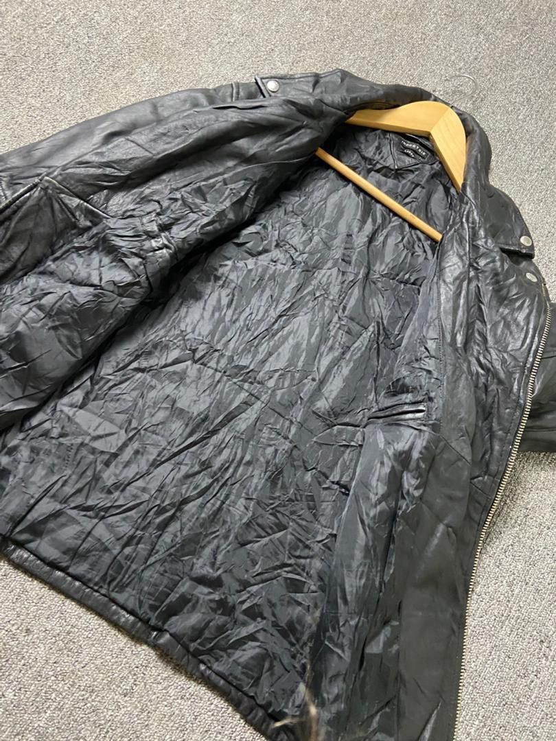 Japanese Brand Industries Brand Leather Biker Jacket (190) Size US L / EU 52-54 / 3 - 6 Thumbnail