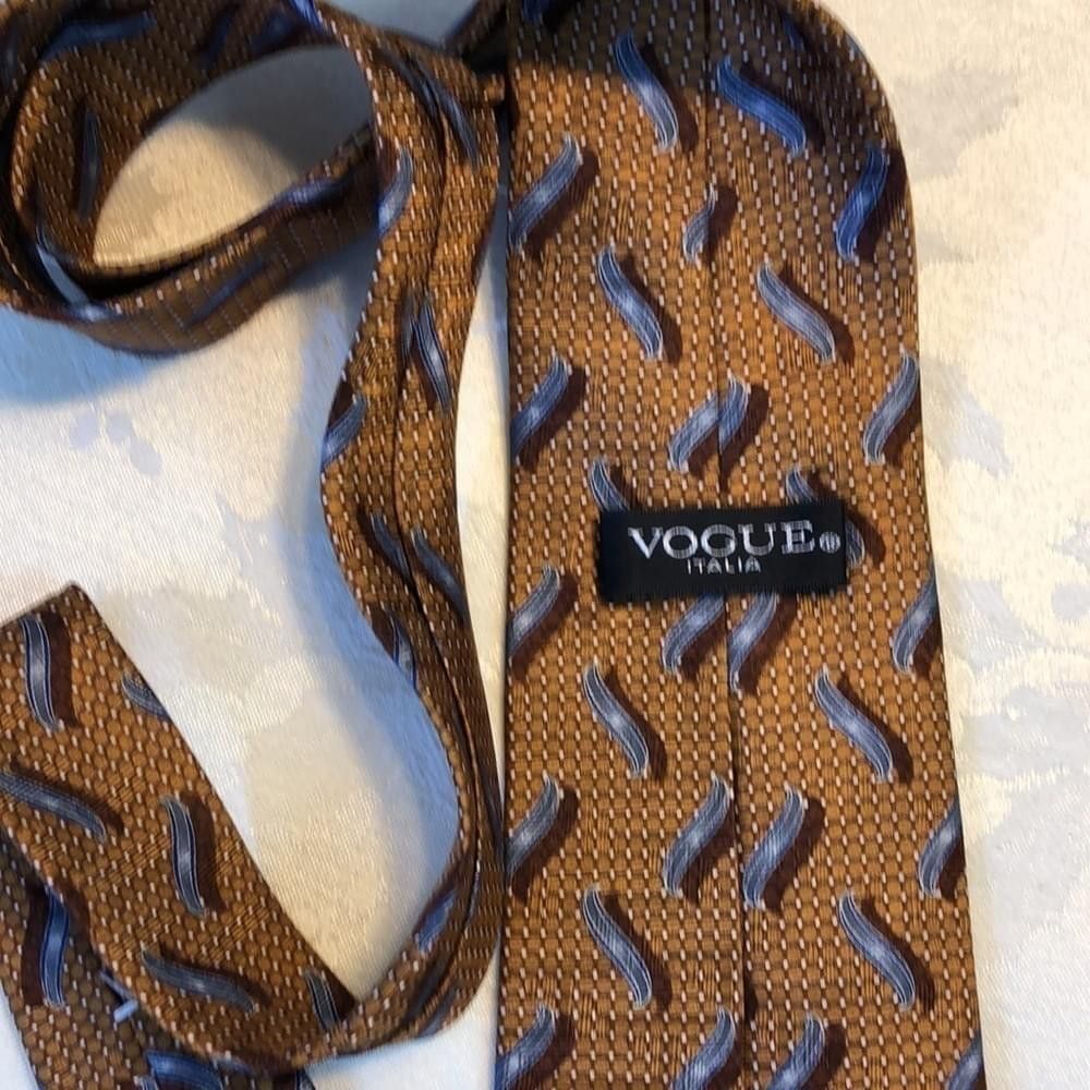Vogue Vogue Italia 100 percent silk tie Size ONE SIZE - 4 Thumbnail