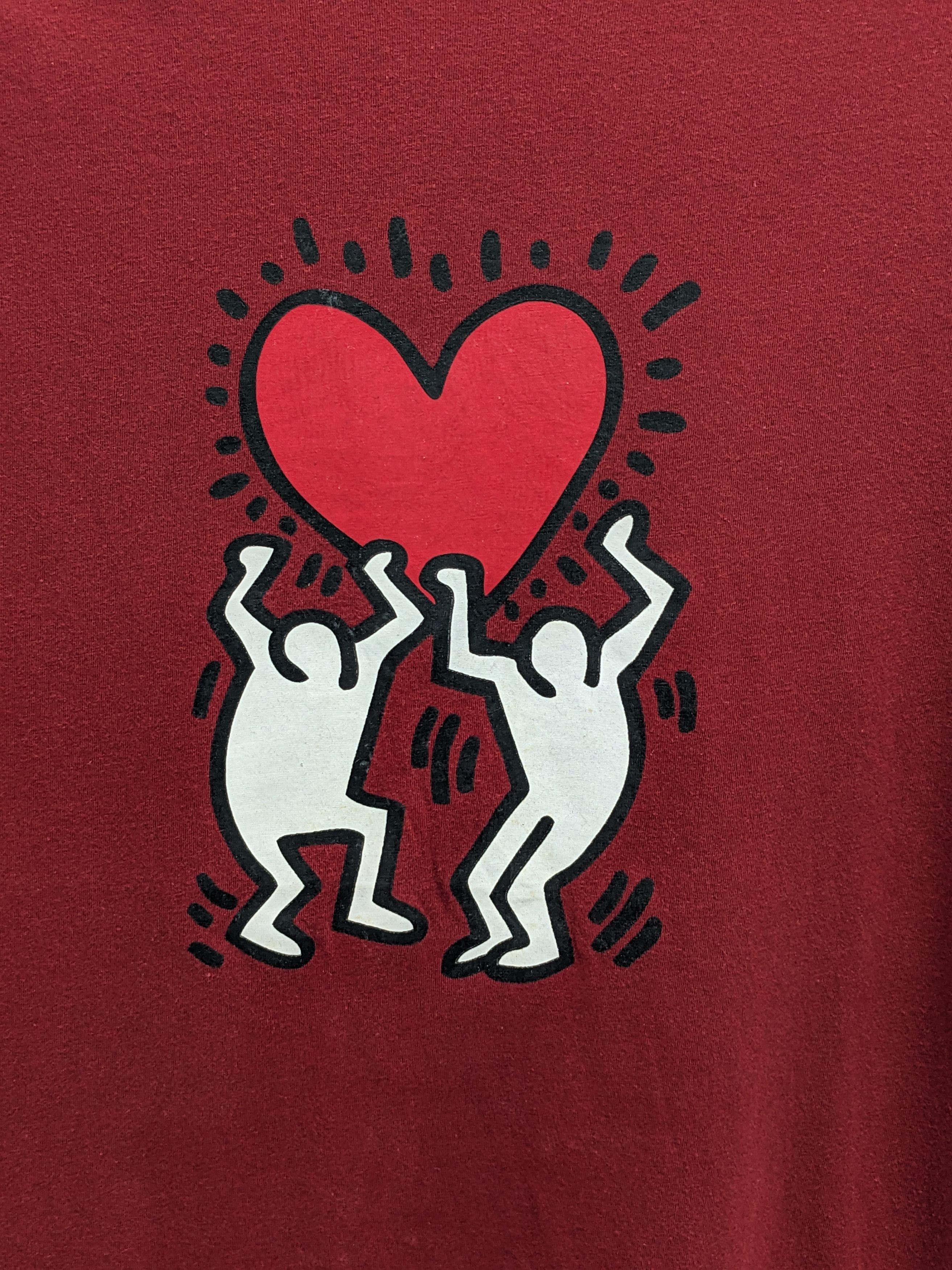 Keith Haring Keith Haring Dancing Big Logo Long Sleeve Size S / US 4 / IT 40 - 3 Thumbnail