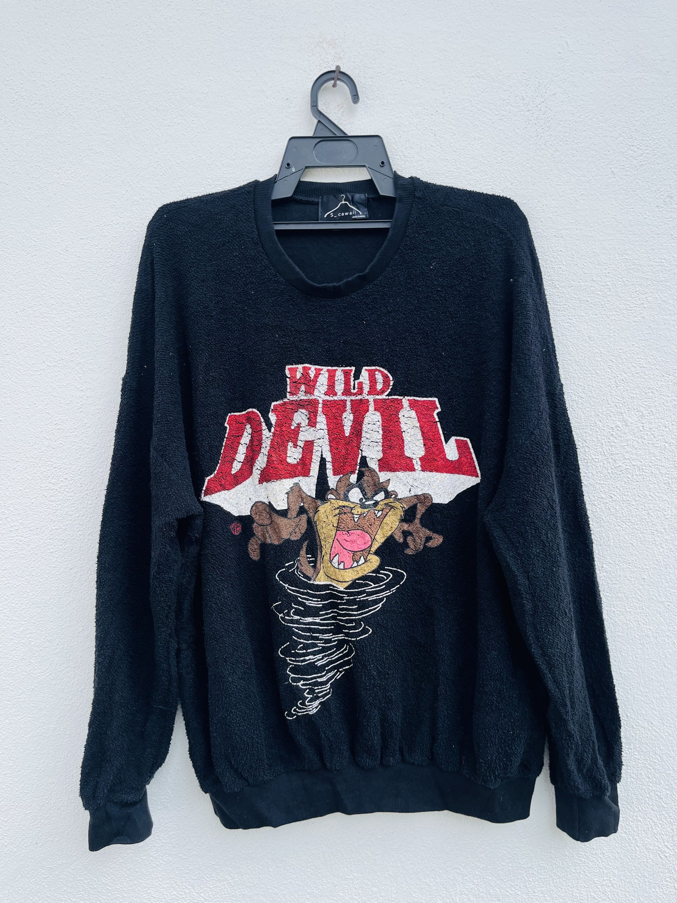 Vintage Angry Wild Devil Streetwear Fashion Style
