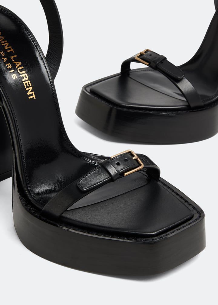 Saint Laurent Paris New Saint Laurent Platz Sandals IT40/ US 10 Size US 10 / IT 40 - 3 Thumbnail