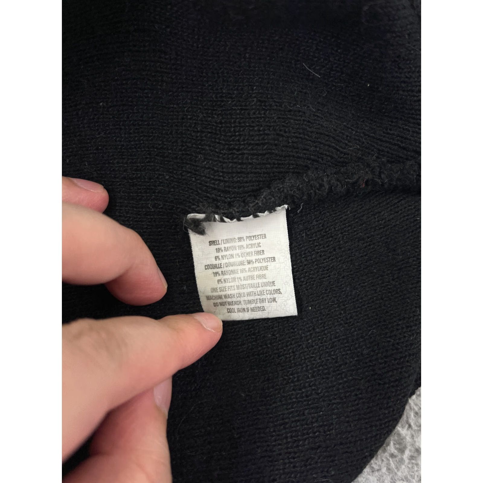 Vintage Casedog Beanie Toque Black One Size Adult Knit Polyester Blend Unisex Skate Hat/Beanie Mens Womens Teens Boys Girls Outdoor Casual Size ONE SIZE - 6 Thumbnail