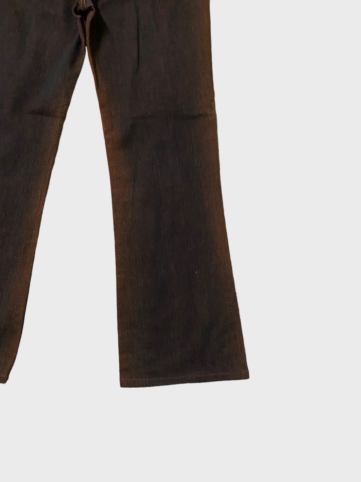If Six Was Nine × Le Grande Bleu (L.G.B.) × Wrangler Flared Wrangler Black Red Two Tone Boot Cut Denim Size US 28 / EU 44 - 12 Thumbnail