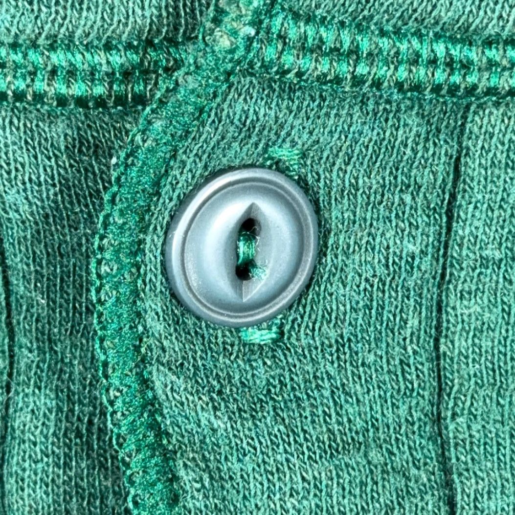 Vintage VINTAGE LL Bean Shirt Adult EXTRA LARGE Green Henley River Drivers Wool 80s Size US XL / EU 56 / 4 - 4 Thumbnail