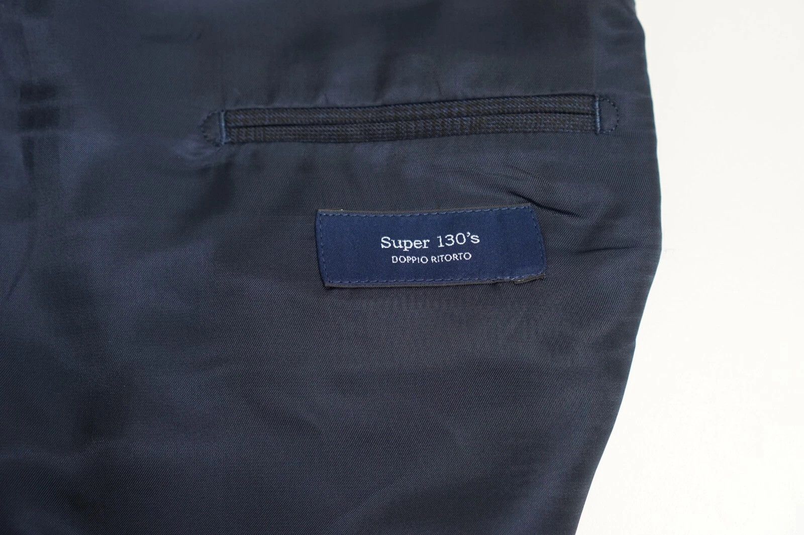 Suitsupply Men Suitsupply Blazer Double Breasted Peak Lazio Blue US36 Size 36R - 5 Thumbnail