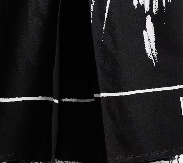 H&M Long Denim Corset-style Dress H&M x Basquiat Size XXS / US 00 / IT 34 - 7 Thumbnail
