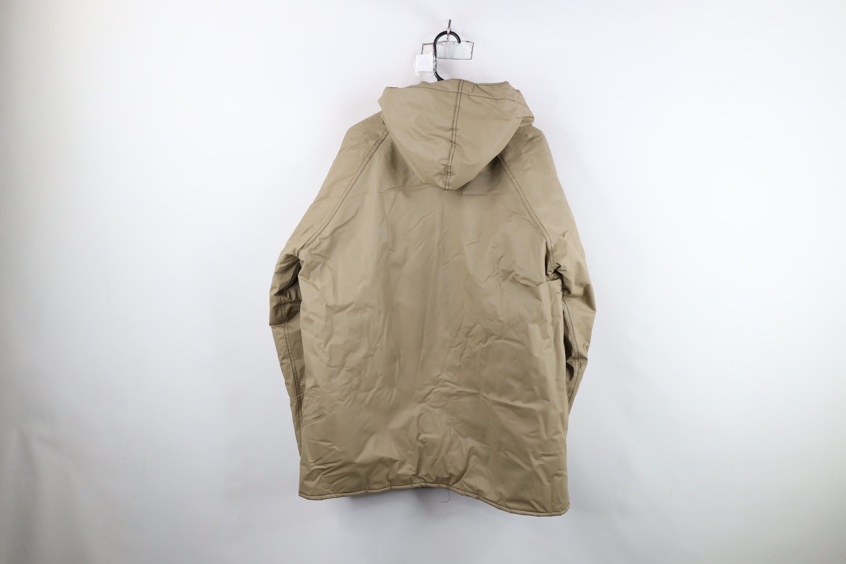 Vintage Vintage 70s Streetwear Waterproof Hooded Parka Jacket Size US L / EU 52-54 / 3 - 15 Thumbnail