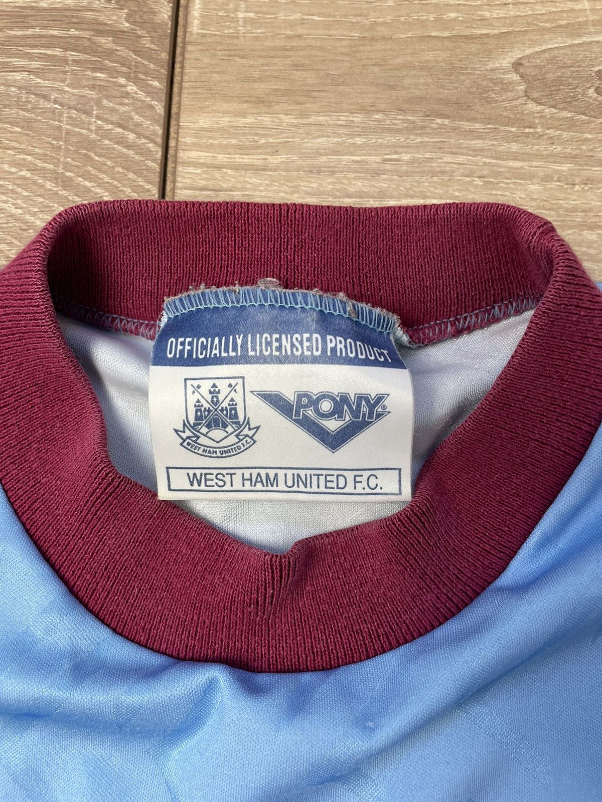 PONY WEST HAM UNITED 1993/1995 AWAY FOOTBALL SHIRT PONY JERSEY Size US XXL / EU 58 / 5 - 6 Thumbnail