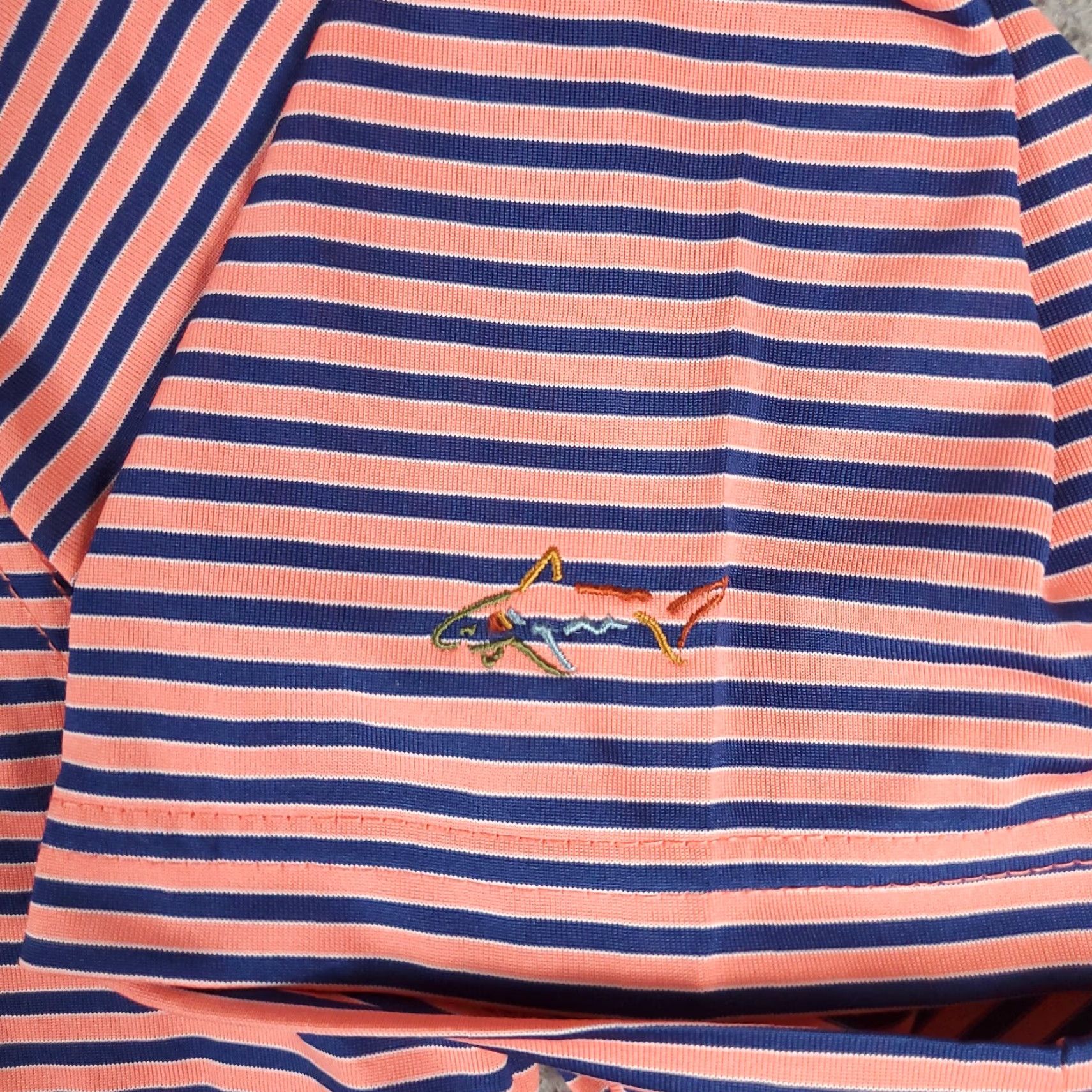 Vintage Greg Norman Polo Shirt Mens XL Pink Striped Golf Casual Short Sleeve Polo Shirt Size US XL / EU 56 / 4 - 3 Thumbnail