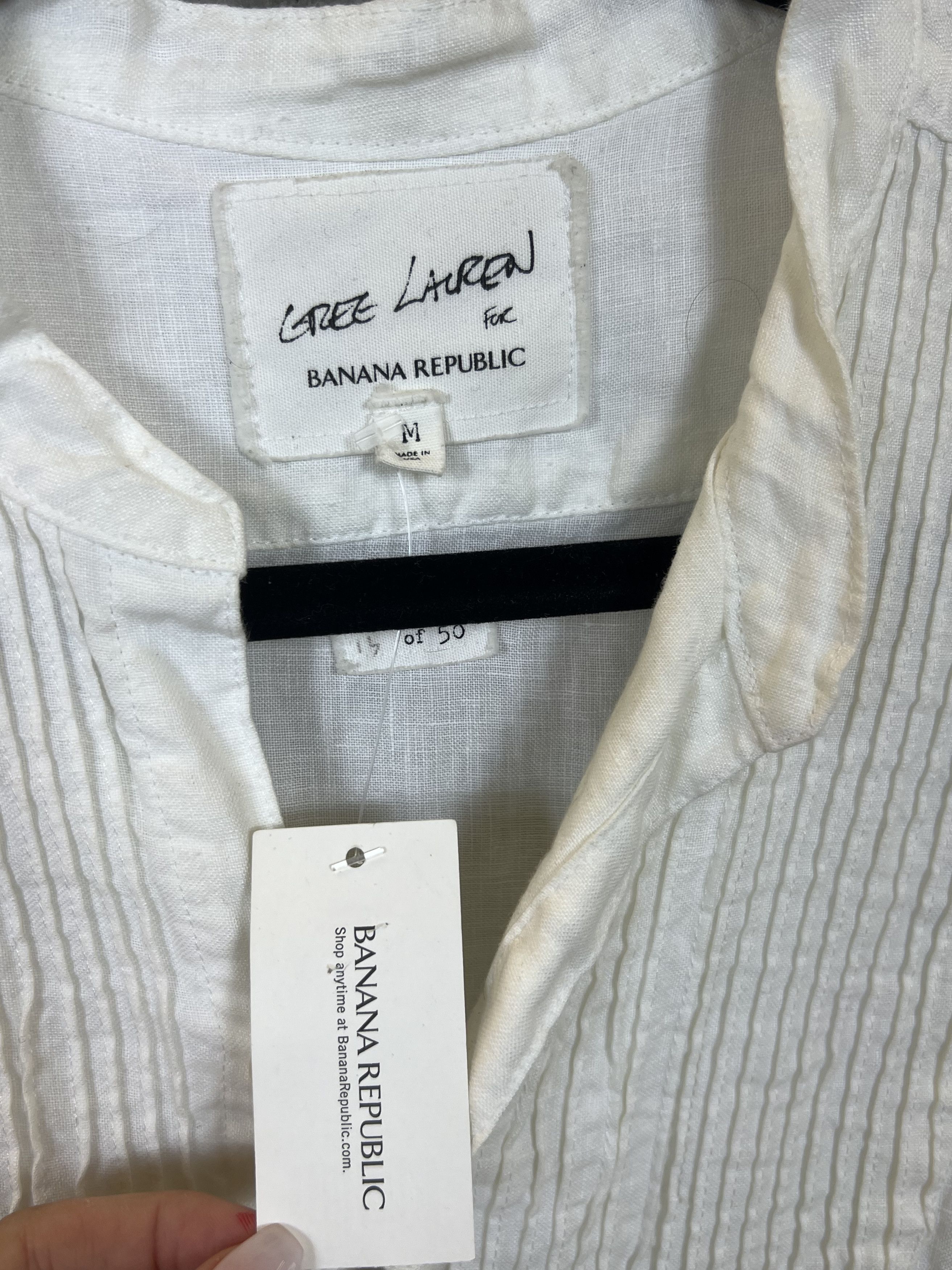 Greg Lauren NWT 15/50 LTD ED. GREG LAUREN X BANANA REPUBLIC STUDIO SHIRT Size US M / EU 48-50 / 2 - 5 Thumbnail