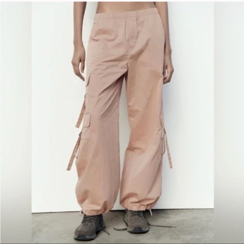 Zara Zara Nylon Blend Parachute Pants Size M Size 30" / US 8 / IT 44 - 1 Thumbnail