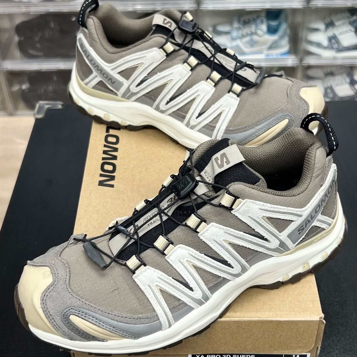 Salomon Salomon Gray Designer Casual Streetwear Size US S / EU 44-46 / 1 - 1 Thumbnail