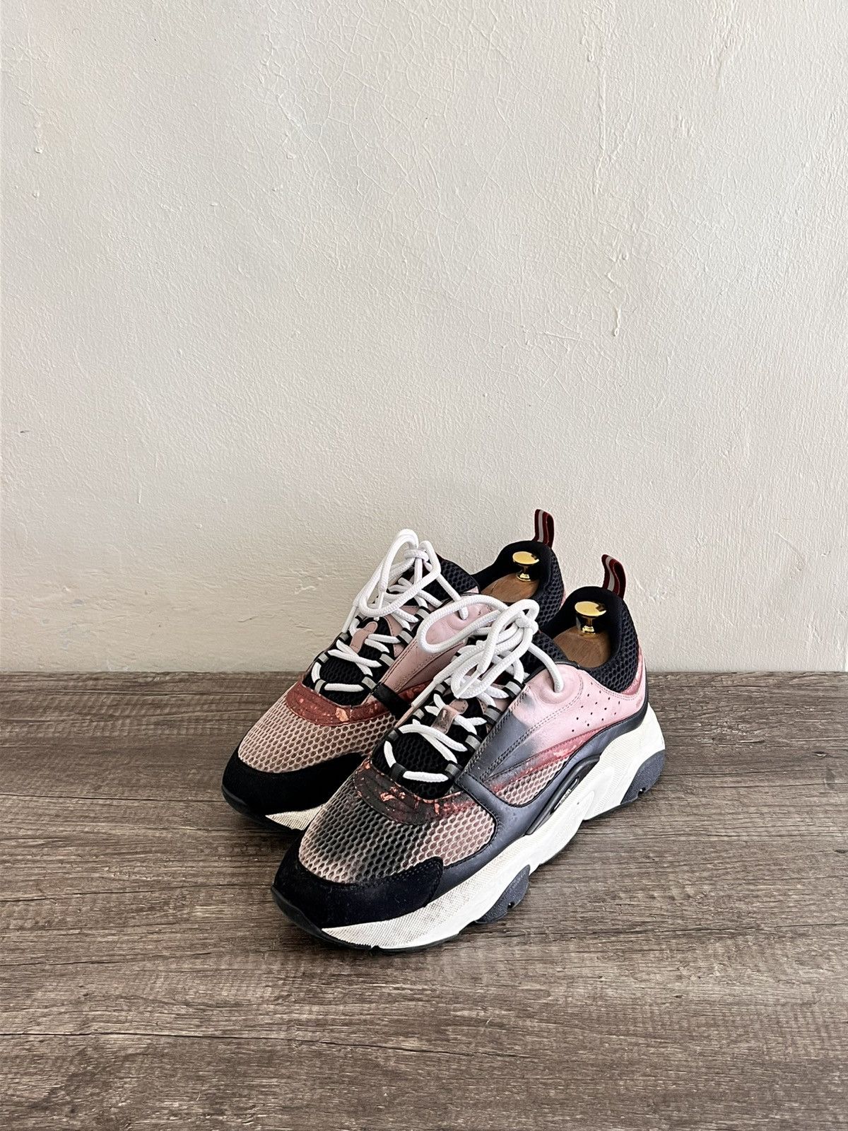 Dior B22 Pink/Black Size US 11 / EU 44 - 1 Thumbnail