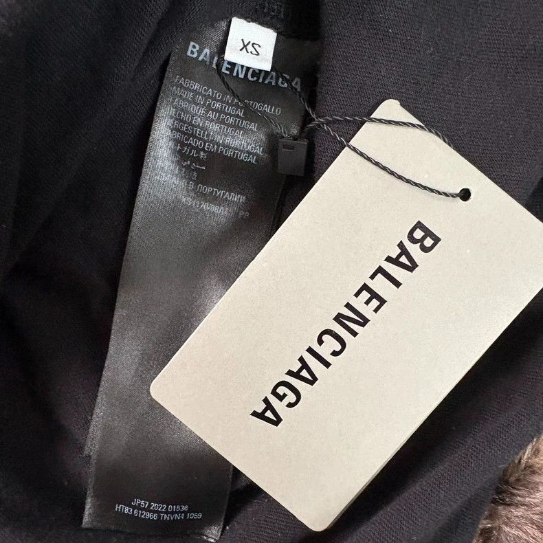 Balenciaga Balenciaga Letter printed T-shirt with round neck and shor Size US XS / EU 42 / 0 - 4 Thumbnail