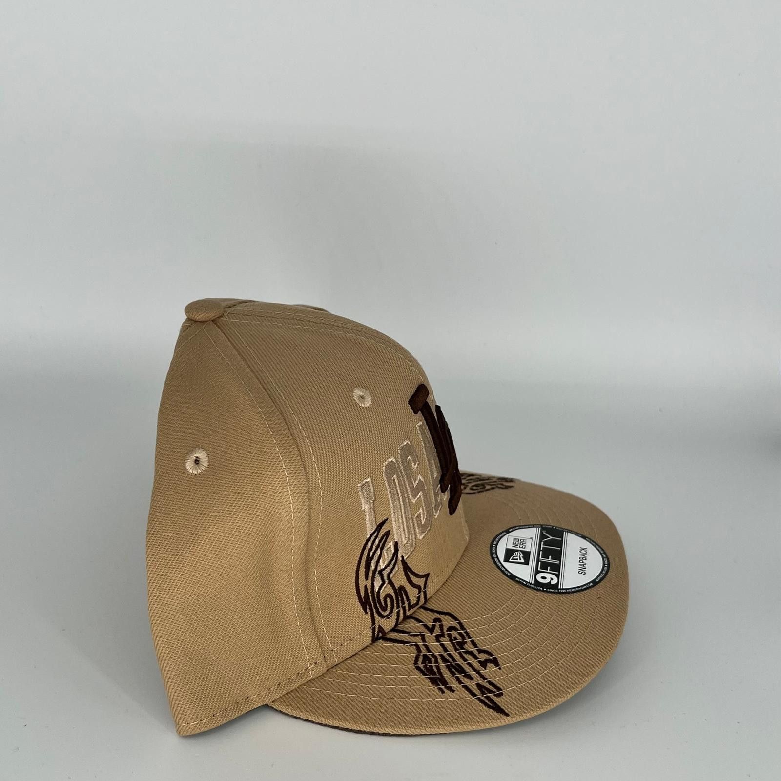 New Era Brown Los Angeles Dodgers LA Overlap New Era MLB 9Fifty Size ONE SIZE - 2 Thumbnail