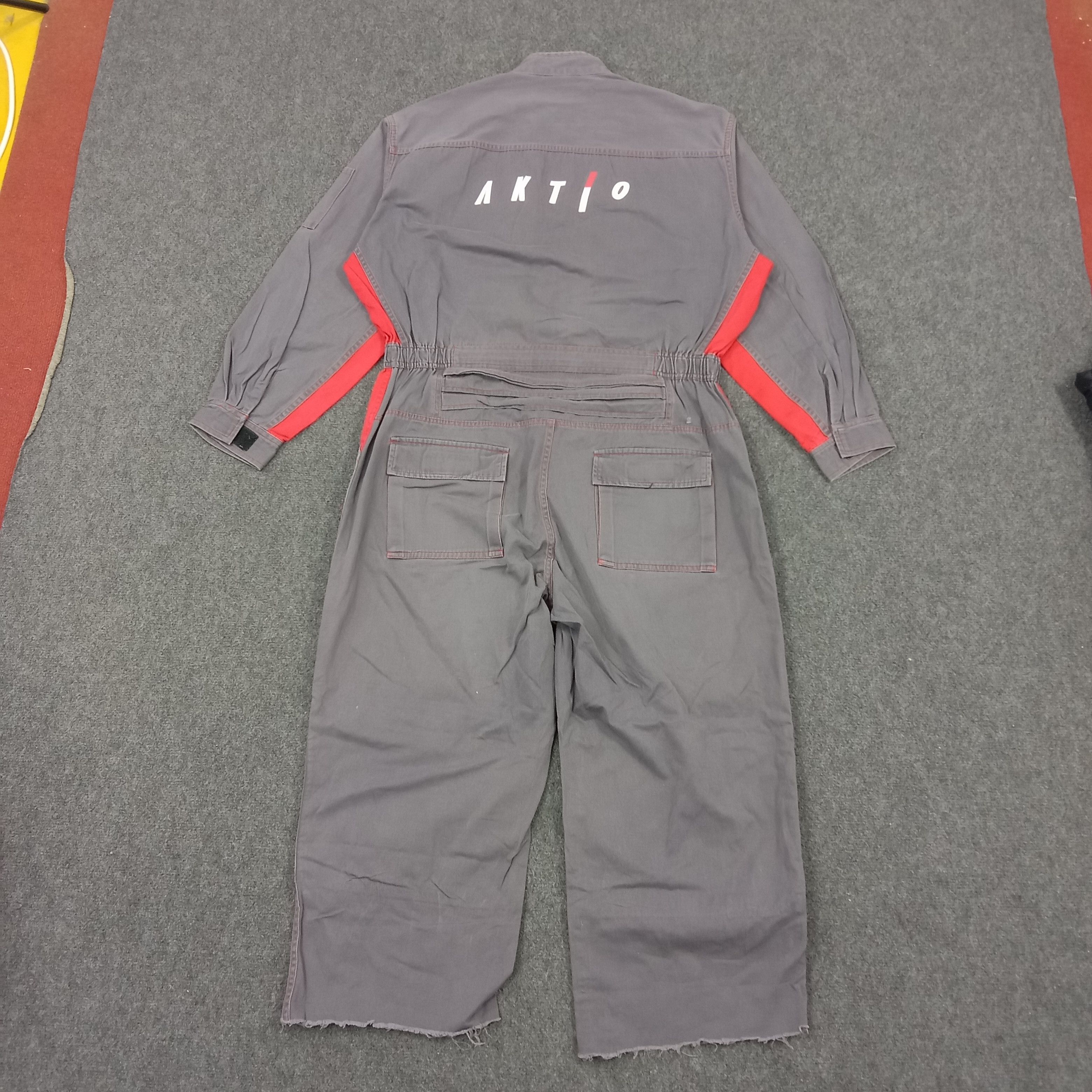 Japanese Brand × Vintage AKTO Japan Motorsports Baggy Style Coverall Jacket Size US XL / EU 56 / 4 - 1 Thumbnail