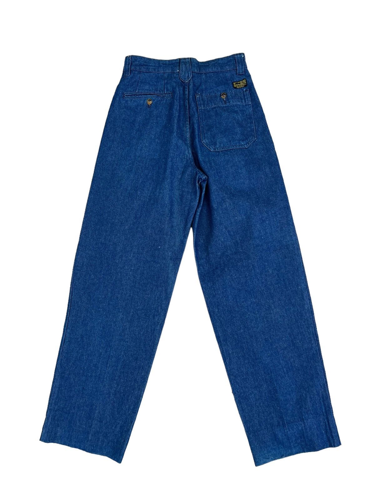 Valentino VALENTINO GARAVANI JEANS Air- Navy Baggy Denim Trouser Size US 28 / EU 44 - 2 Thumbnail