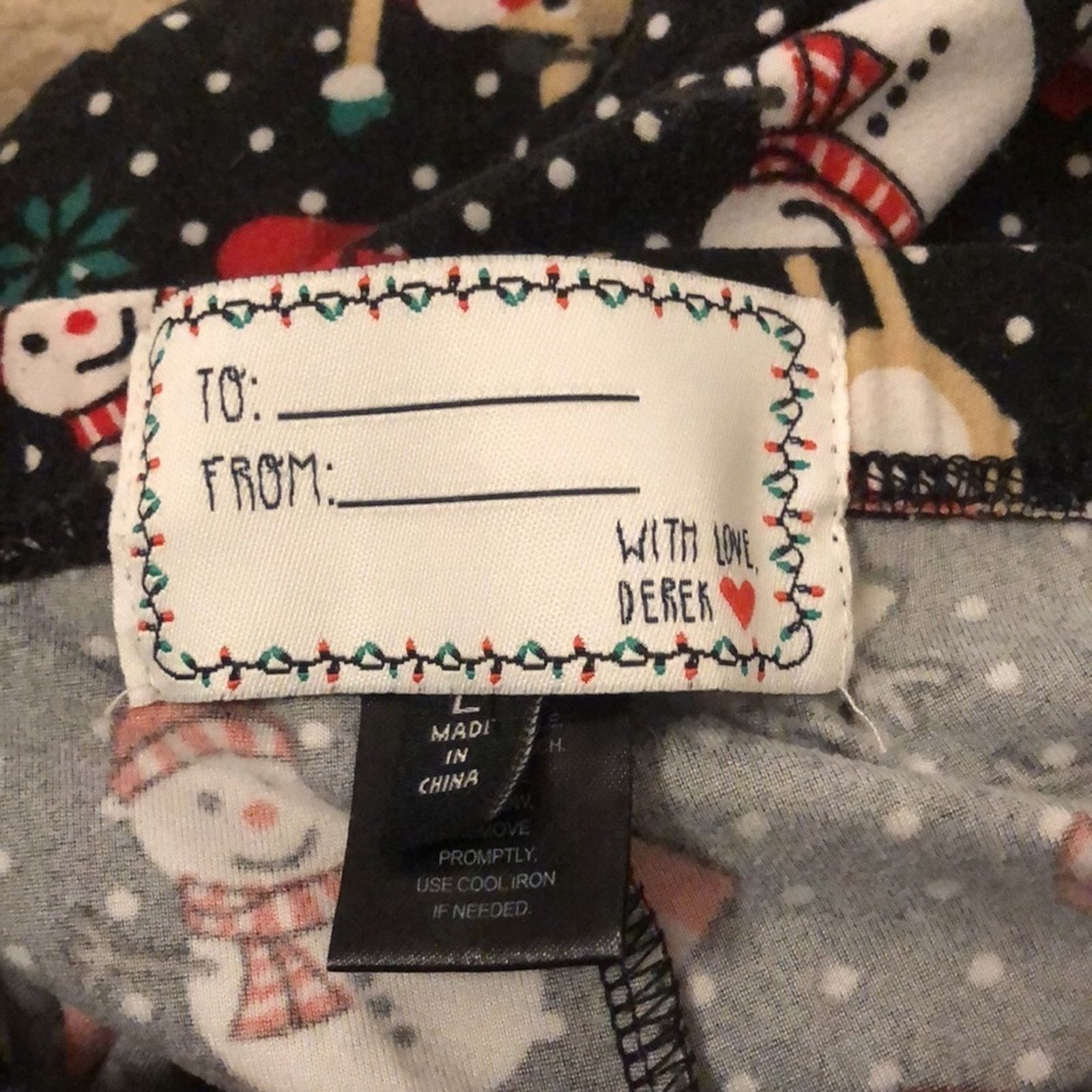 & Other Stories Christmas leggings | Large Size 34" / US 12 / IT 48 - 2 Thumbnail