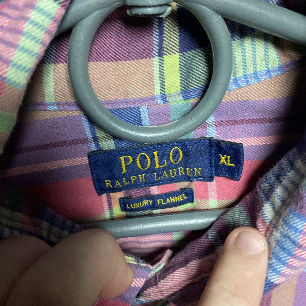 Polo Ralph Lauren Luxury Polo Ralph Lauren Flannel button multicolored shirt Size US XL / EU 56 / 4 - 5 Thumbnail