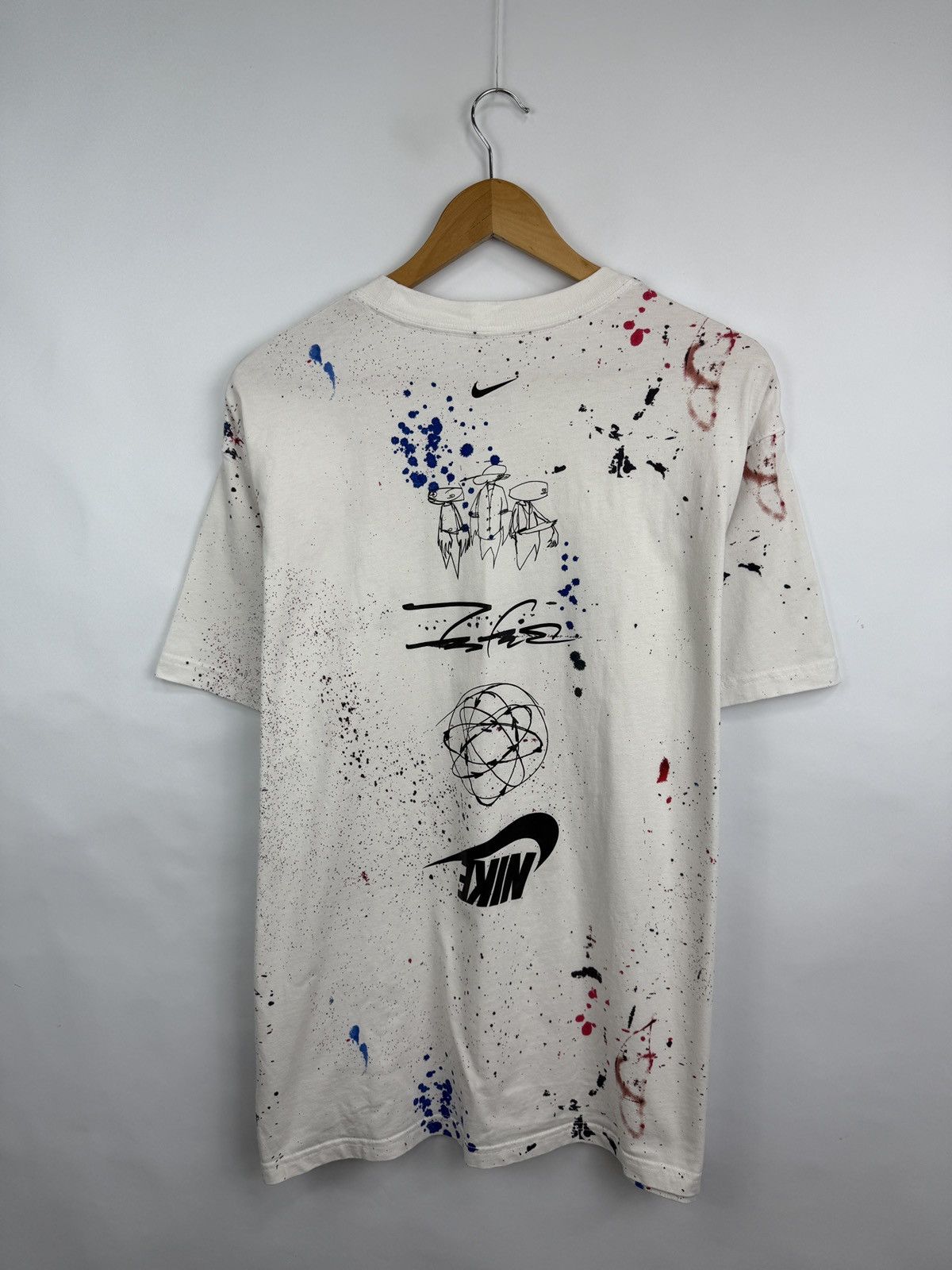Futura × Nike 🇺🇸 Nike Futura Max 90 Breaking T-Shirt Y2K Art Rare Retro Size US M / EU 48-50 / 2 - 12 Thumbnail