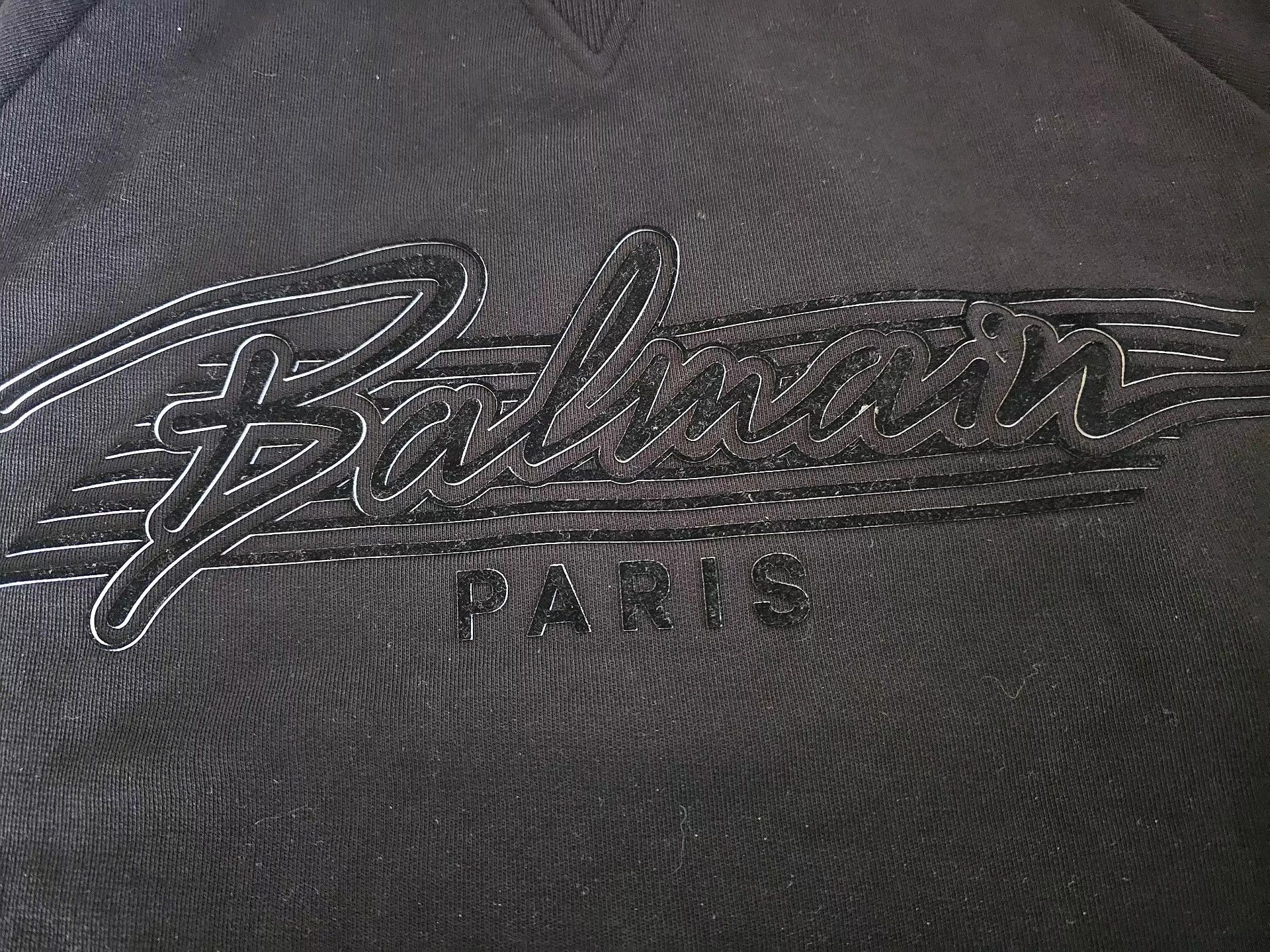 Balmain Balmain Men's Black Sweatshirt Q4 Size US S / EU 44-46 / 1 - 2 Thumbnail