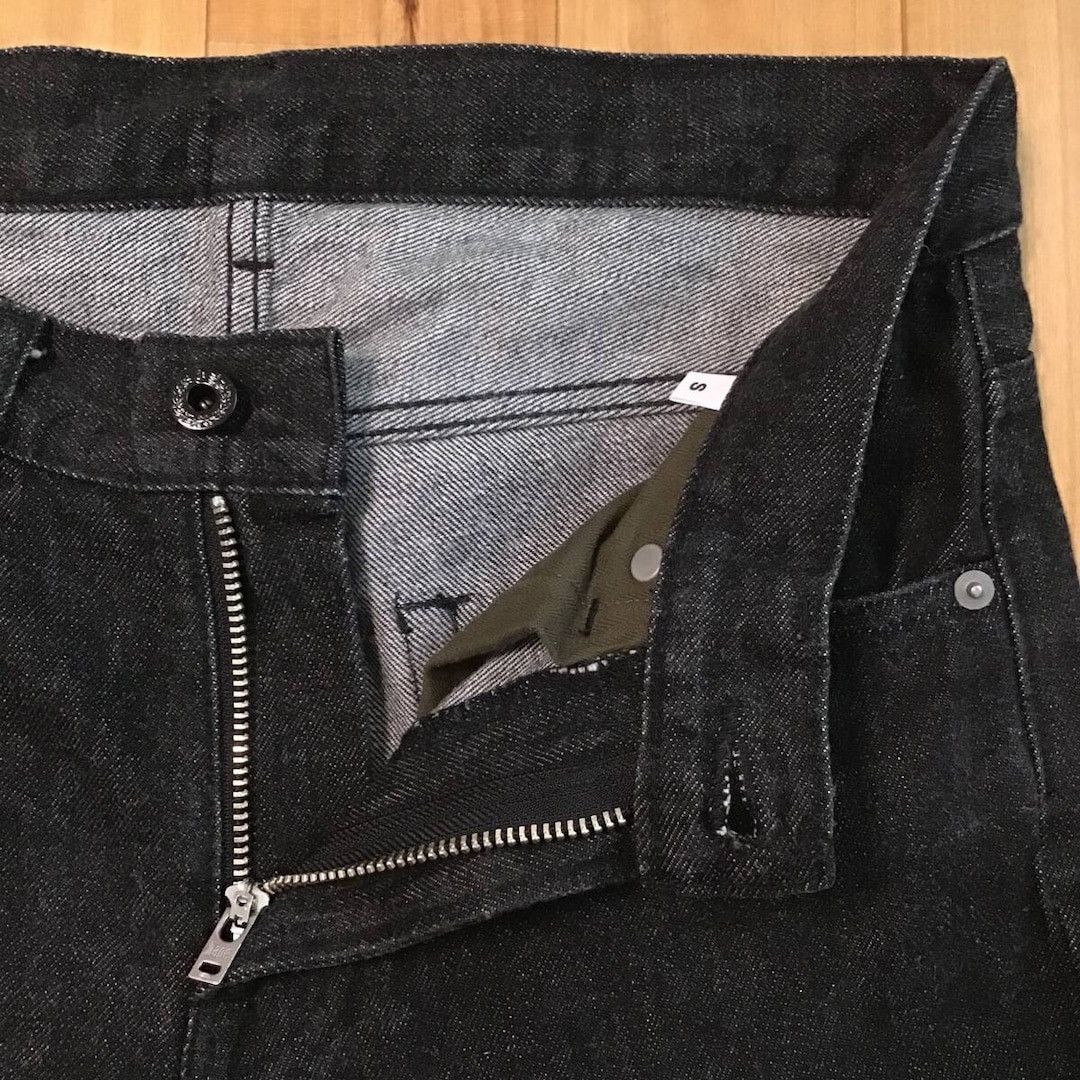 Bape BAPE APE HEAD Logo Slim Fit Black Denim Pants ★size S Size US 30 / EU 46 - 6 Thumbnail