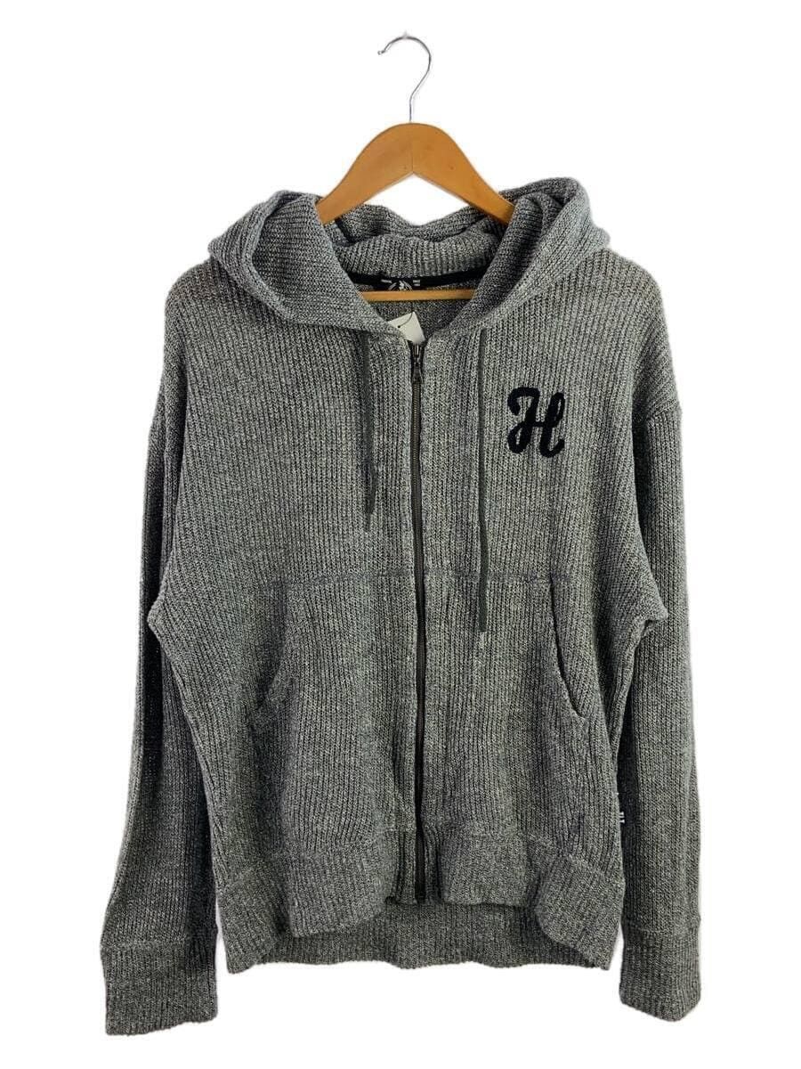 image of Hysteric Glamour Zip Hoodie in Grey, Men's (Size Large)