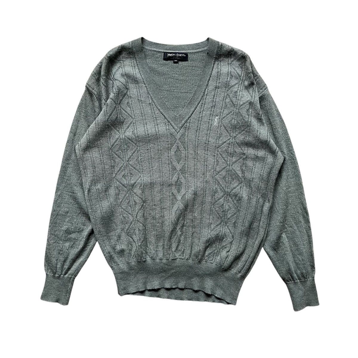 Yves Saint Laurent Vintage Yves Saint Laurent Knitwear Size US L / EU 52-54 / 3 - 1 Thumbnail