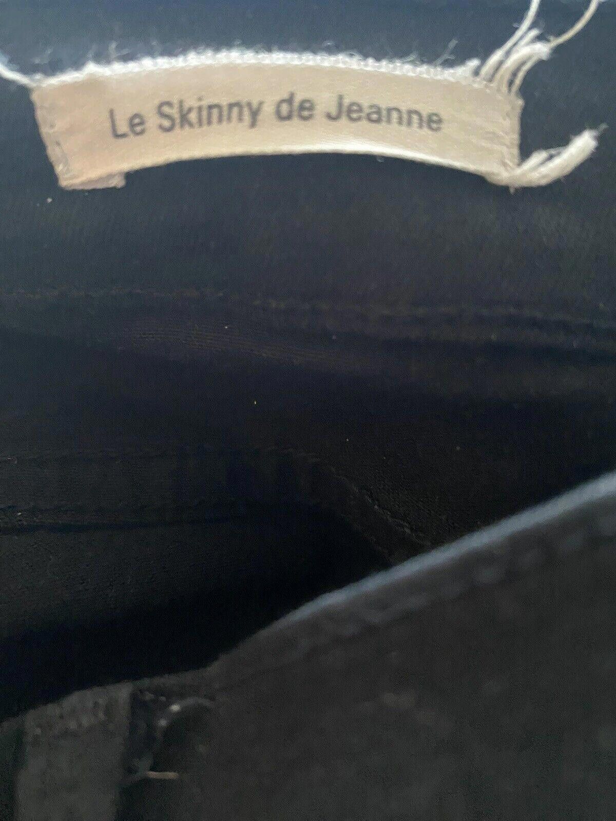 Frame Woman's Frame Denim Le Skinny De Jeane Black Ripped Pants 27 Size 27" / US 4 / IT 40 - 5 Thumbnail
