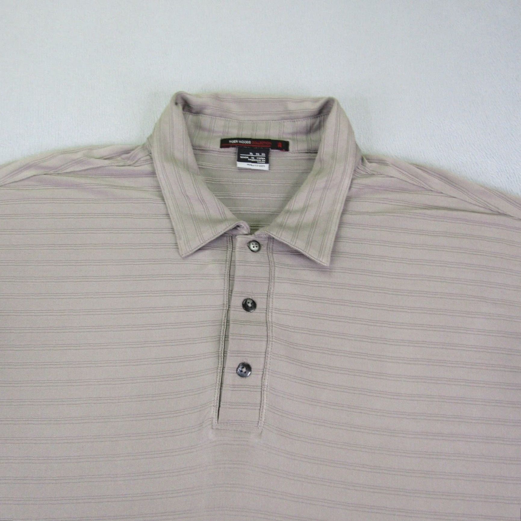 Nike Nike Tiger Woods Polo Shirt Mens XL Brown Golf Dri-Fit Knit Short Sleeve Collared Visual Logo Regular Tee Size US XL / EU 56 / 4 - 2 Thumbnail