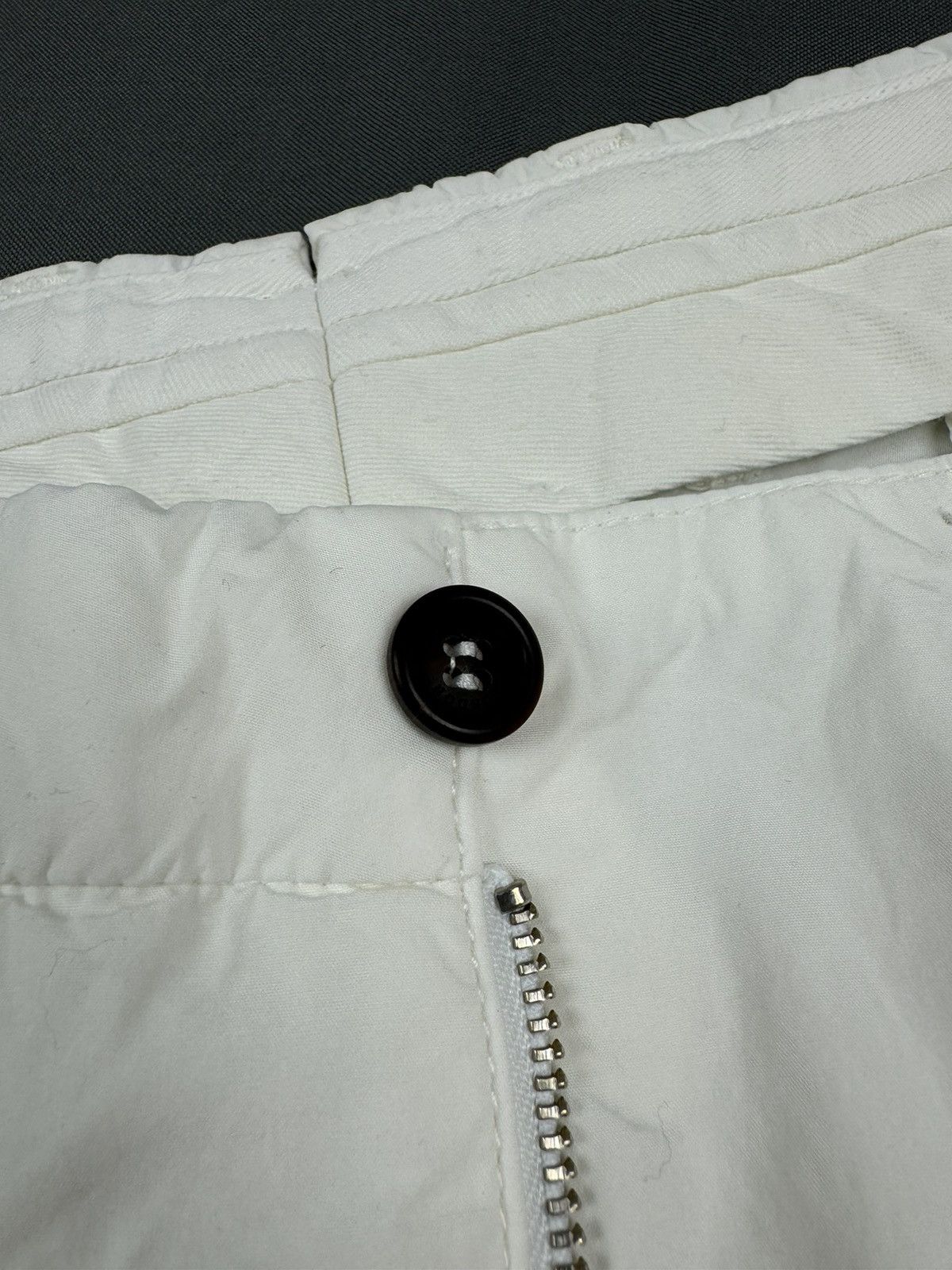 Alfred Dunhill Dunhill London Light White Summer Chino Pants Size US 35 - 10 Thumbnail