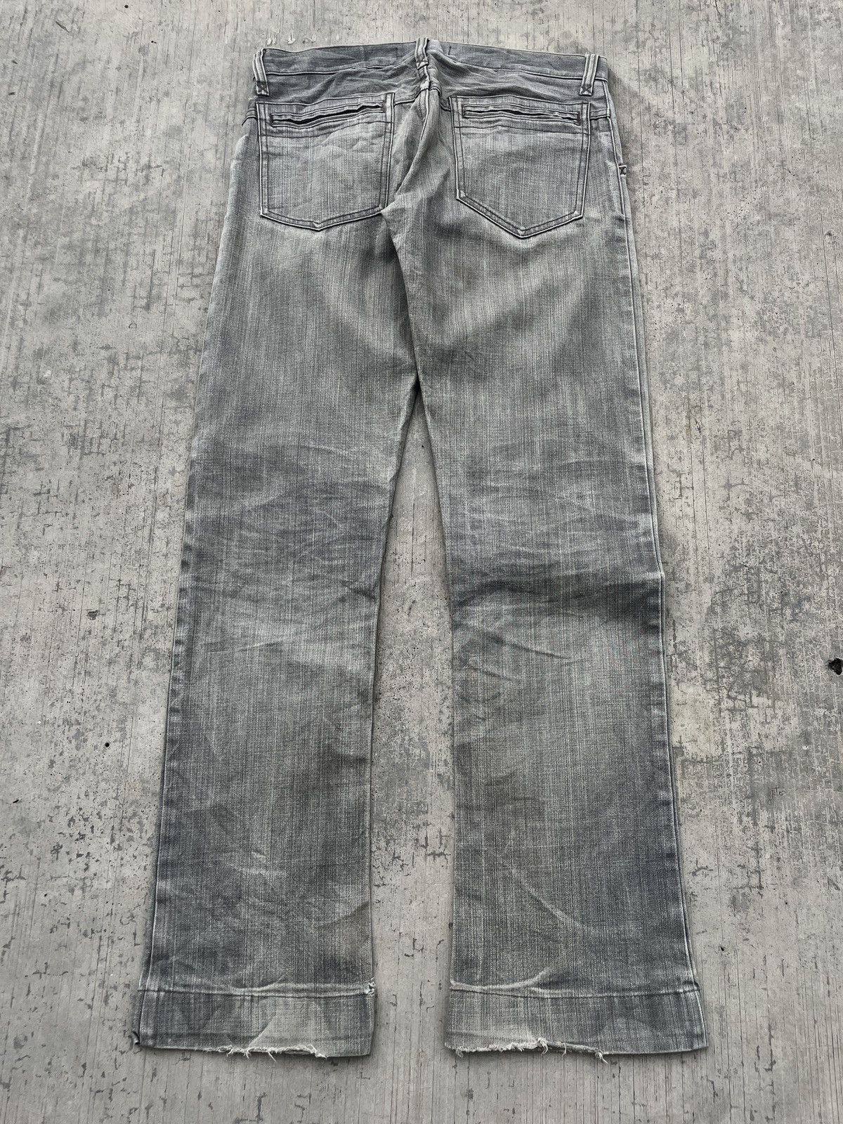 Japanese Brand 2000s JAPANESE BRAND INED HOMME MUD WASH SKINNY JEANS Size US 31 - 2 Thumbnail