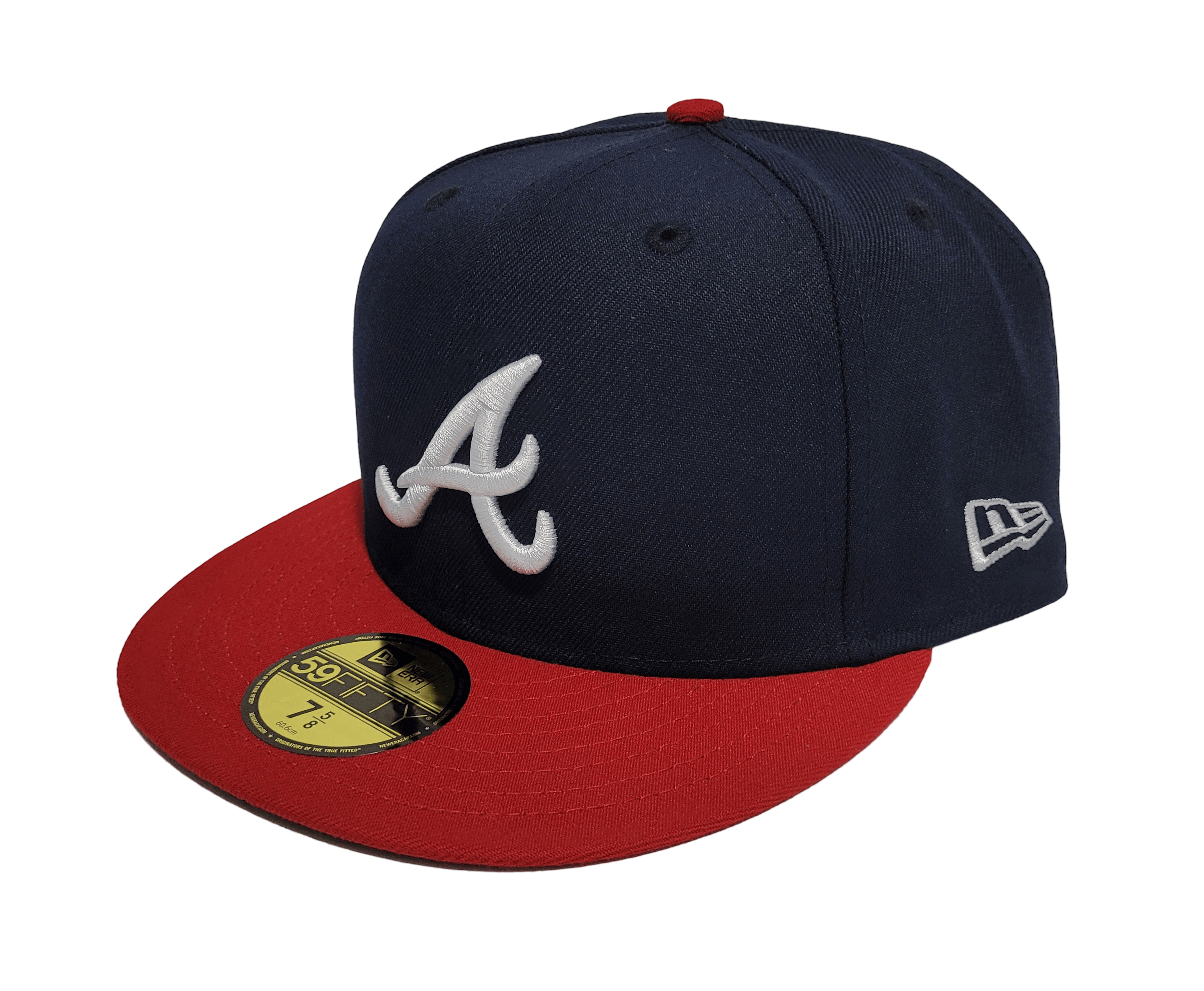 New Era New Era Atlanta Braves 7 5/8 Fitted Cap Size ONE SIZE - 4 Thumbnail