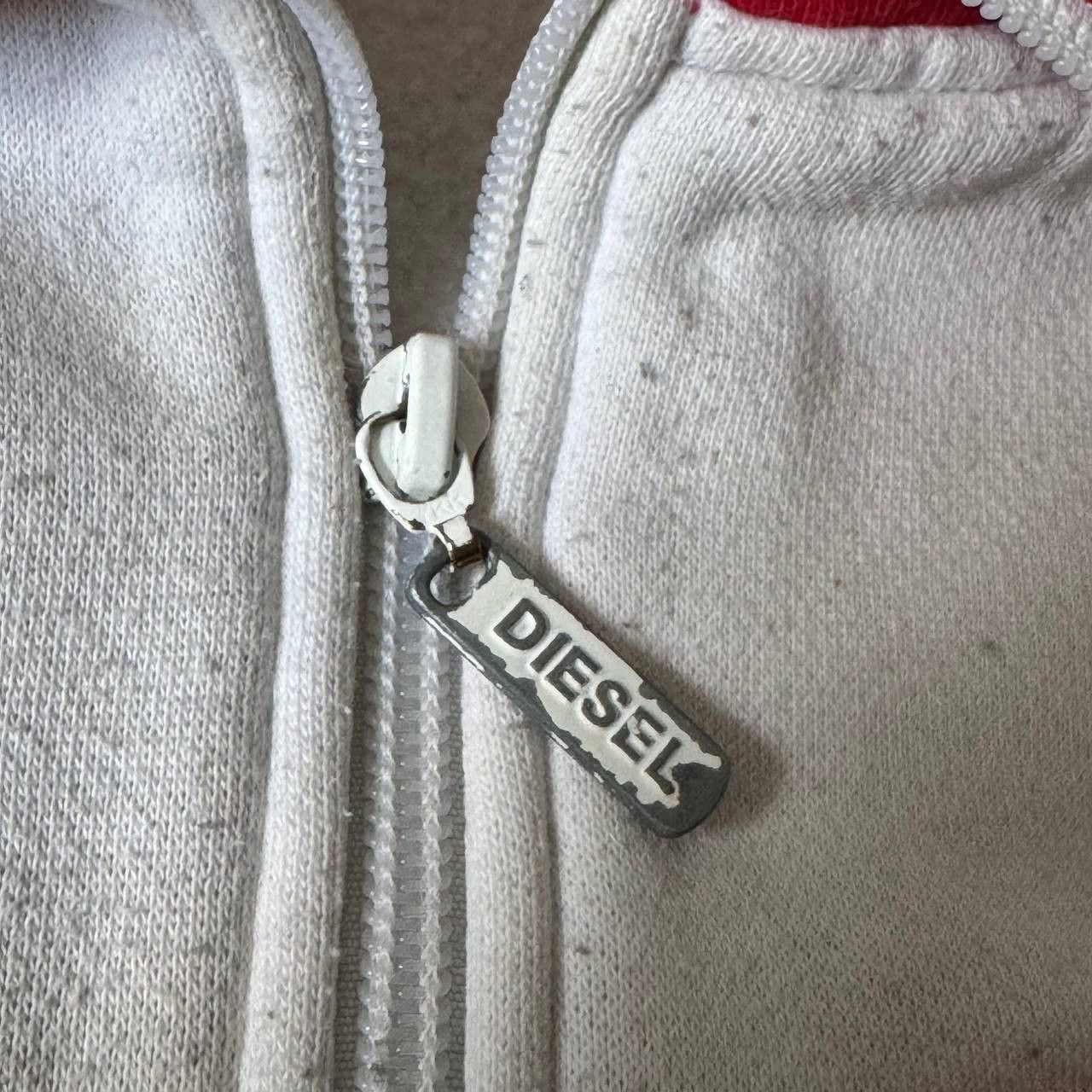 Diesel × Vintage Diesel Vintage Big Logo Zip Sweatshirt Size US XL / EU 56 / 4 - 8 Thumbnail
