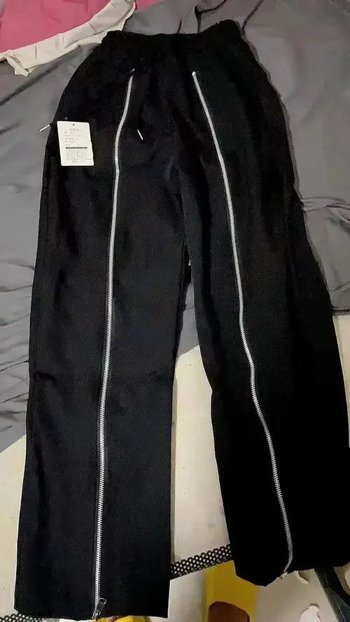 VIBE Zipper Design Straight Pants Size US 34 / EU 50 - 3 Thumbnail