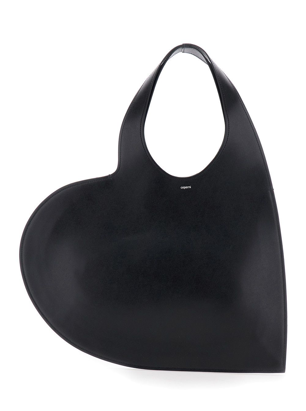 Coperni Shoulder Bag 'Coperni' with Cut-Out Handle and Heart Silhouette in Black Suede for Women Size ONE SIZE - 1 Thumbnail