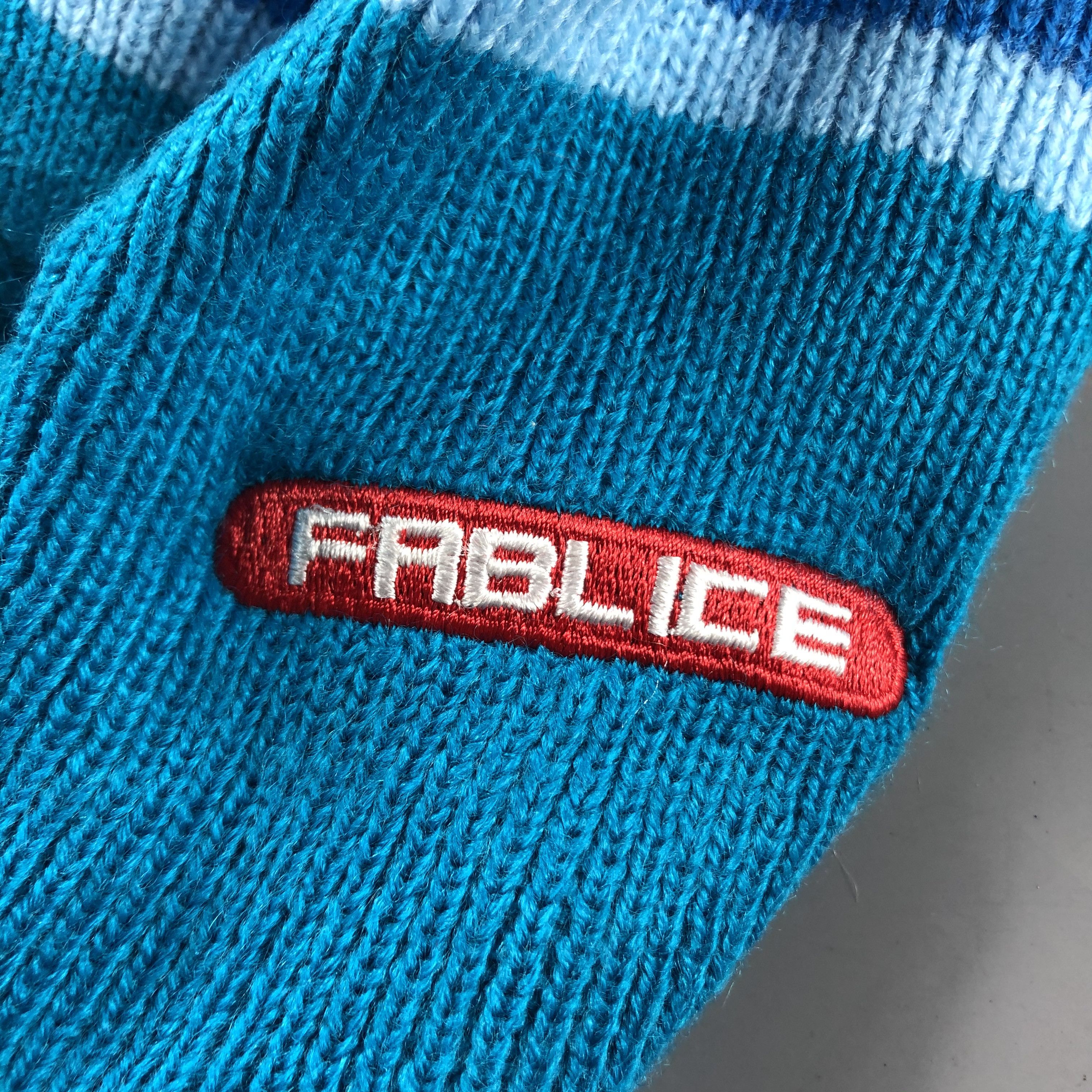 Japanese Brand × Vintage Fablice stripe Visor Beanie Snow Hat Snow Cap -D616 Size ONE SIZE - 3 Thumbnail