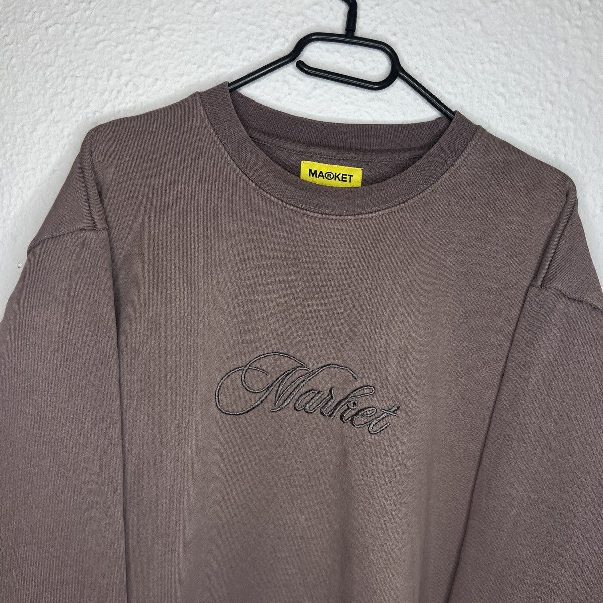 Japanese Brand Market Sweatshirt Crewneck Embroidered Big Logo Brown Drill Size US M / EU 48-50 / 2 - 4 Thumbnail