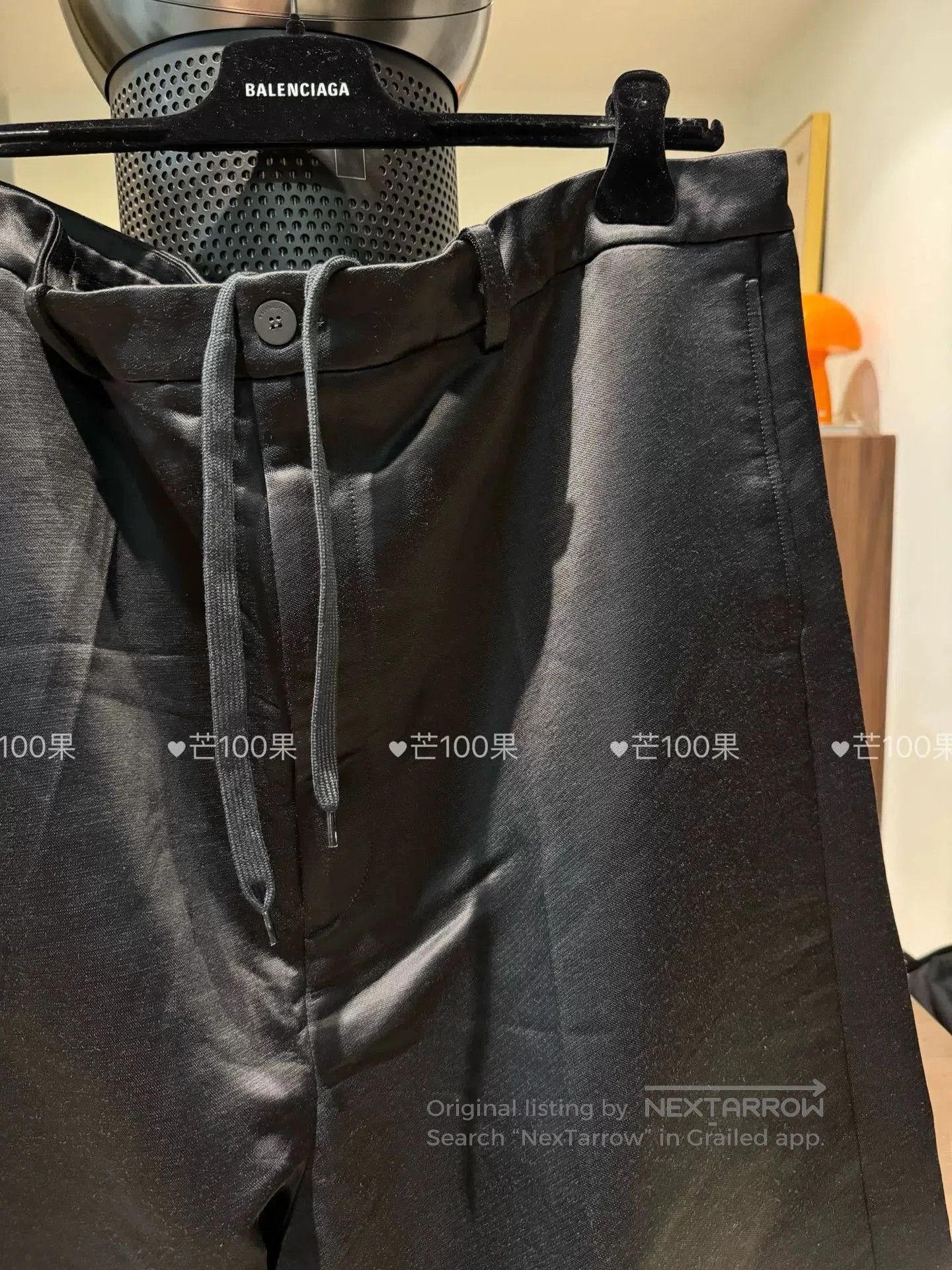 Balenciaga Balenciaga 24 Relaxed Poplin Drawstring Trousers. Size US 30 / EU 46 - 2 Thumbnail