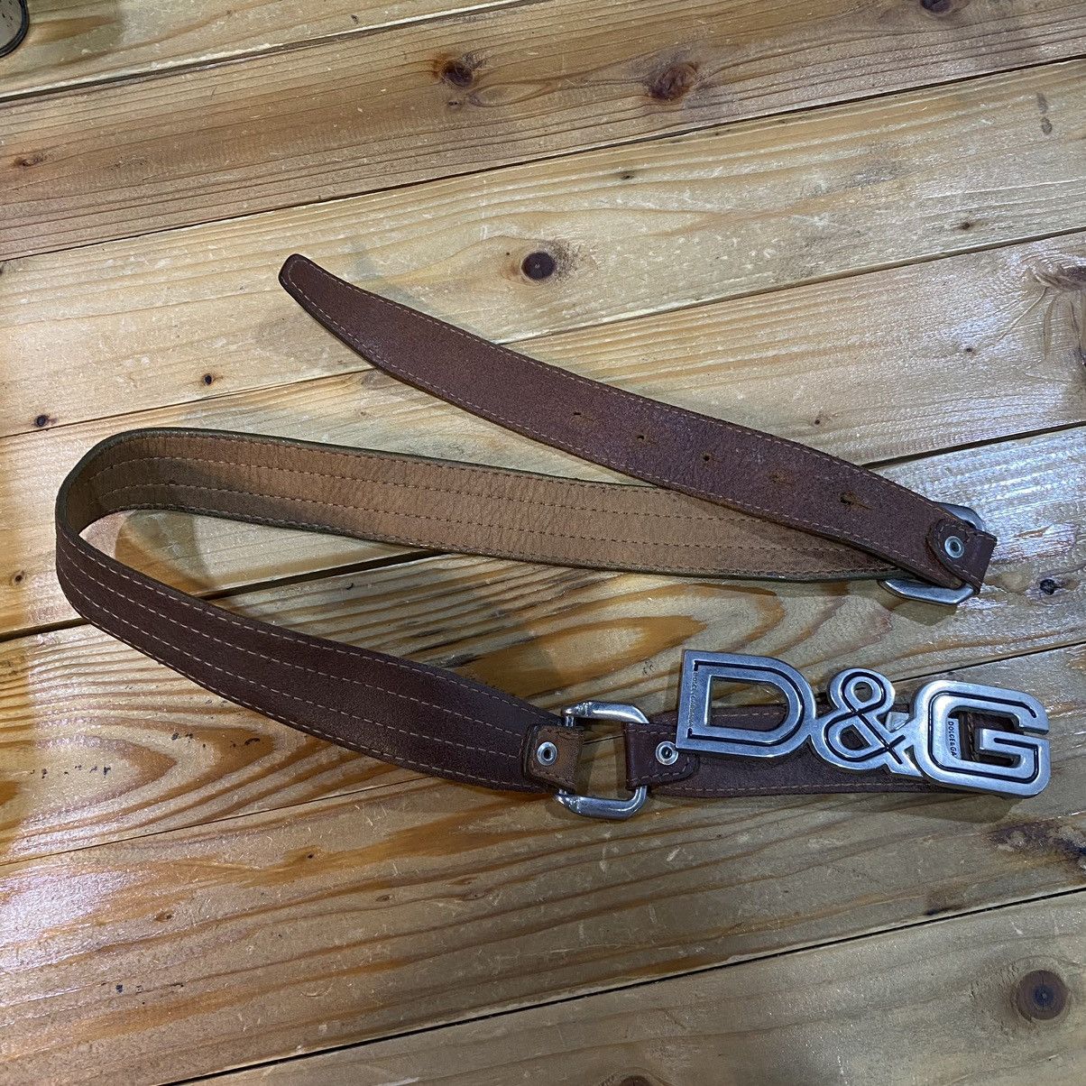 Dolce & Gabbana Dolce Gabbana Belt Buckle Leather Wx Size ONE SIZE - 1 Thumbnail